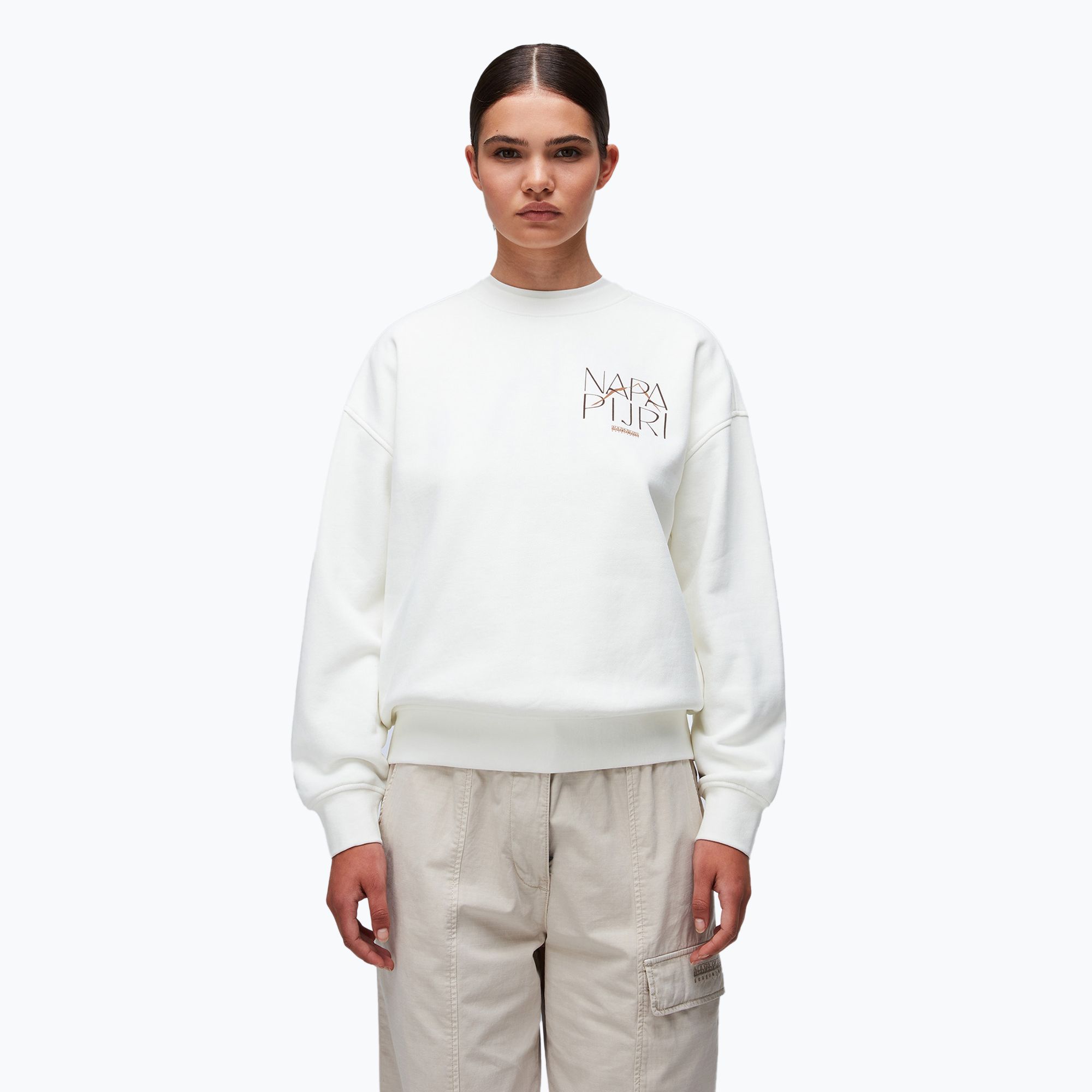 Bluza damska Napapijri B-Rhin C white heron 
