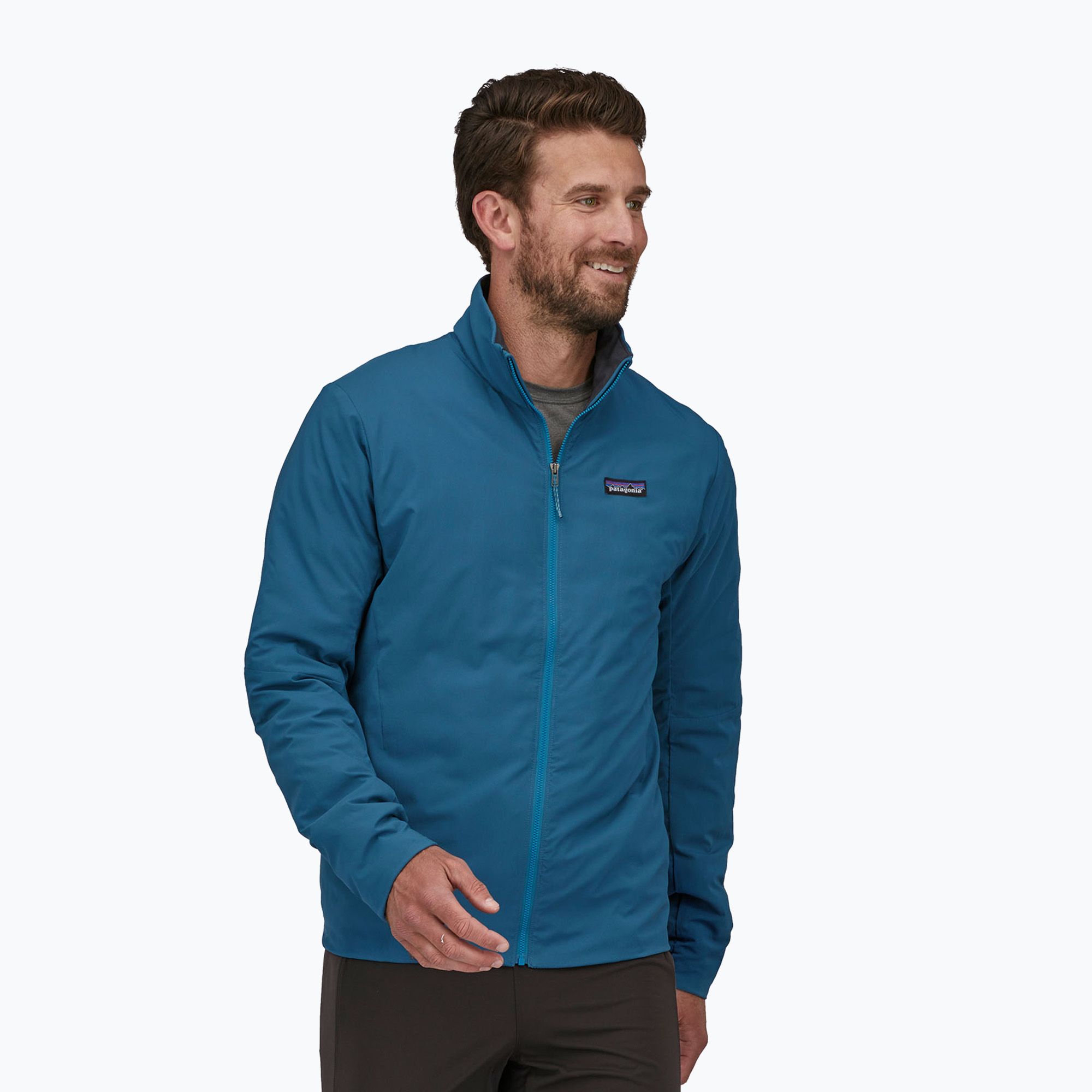 Kurtka hybrydowa męska Patagonia Thermal Airshed wavy blue 
