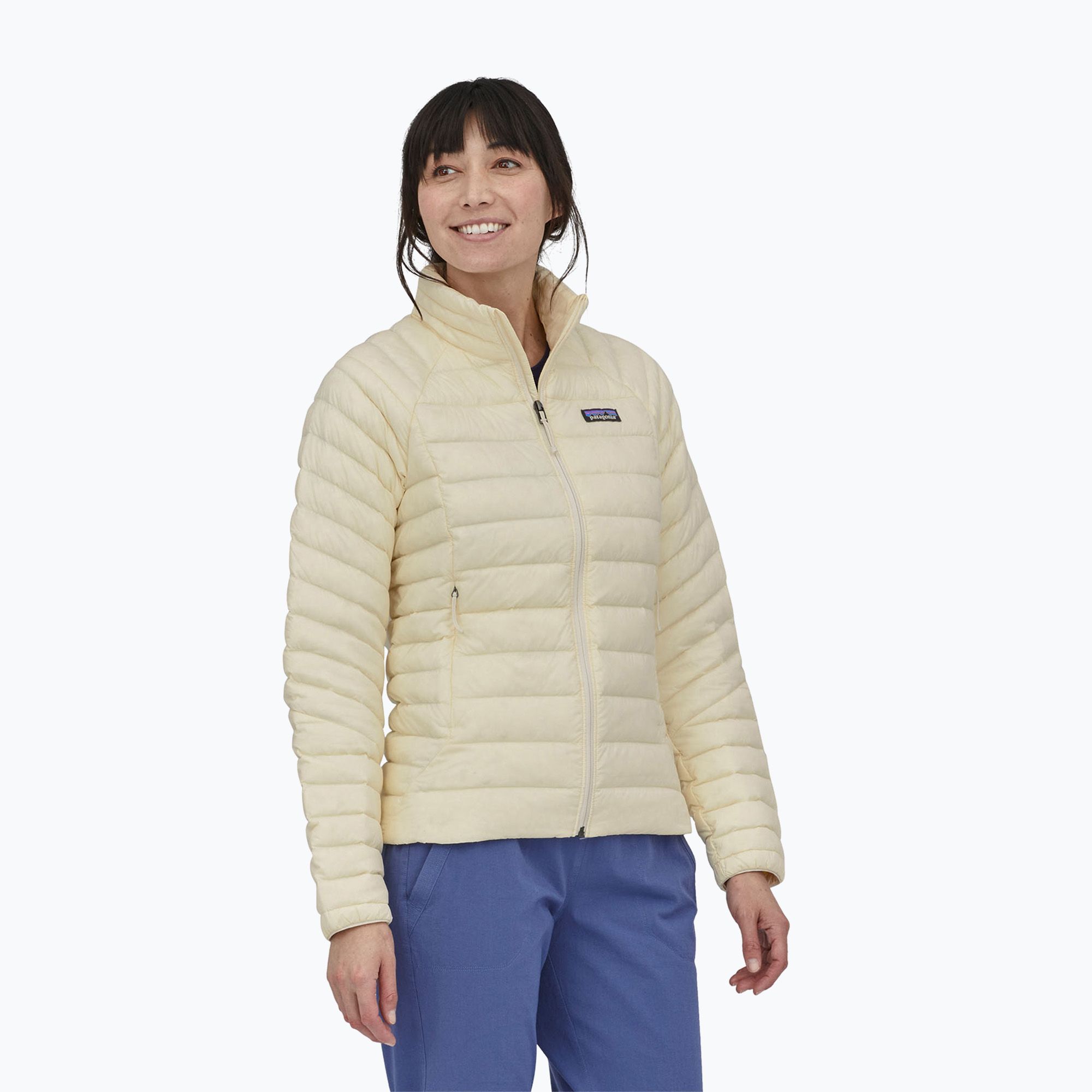 Kurtka puchowa damska Patagonia Down Sweater wool white 