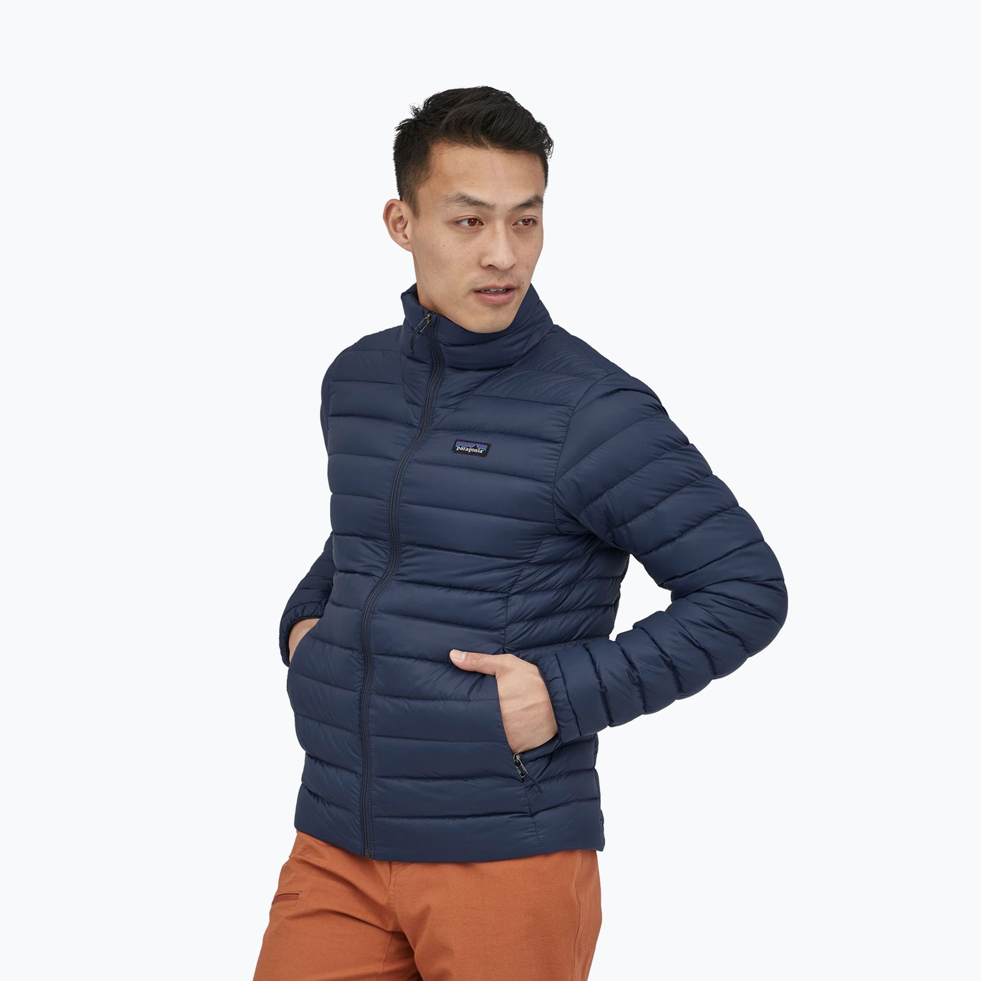 Kurtka puchowa męska Patagonia Down Sweater new navy 