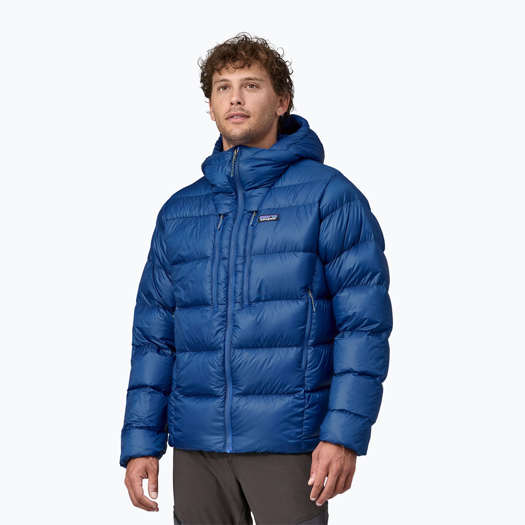 Kurtka puchowa męska Patagonia Fitz Roy Down Hoody passage blue 