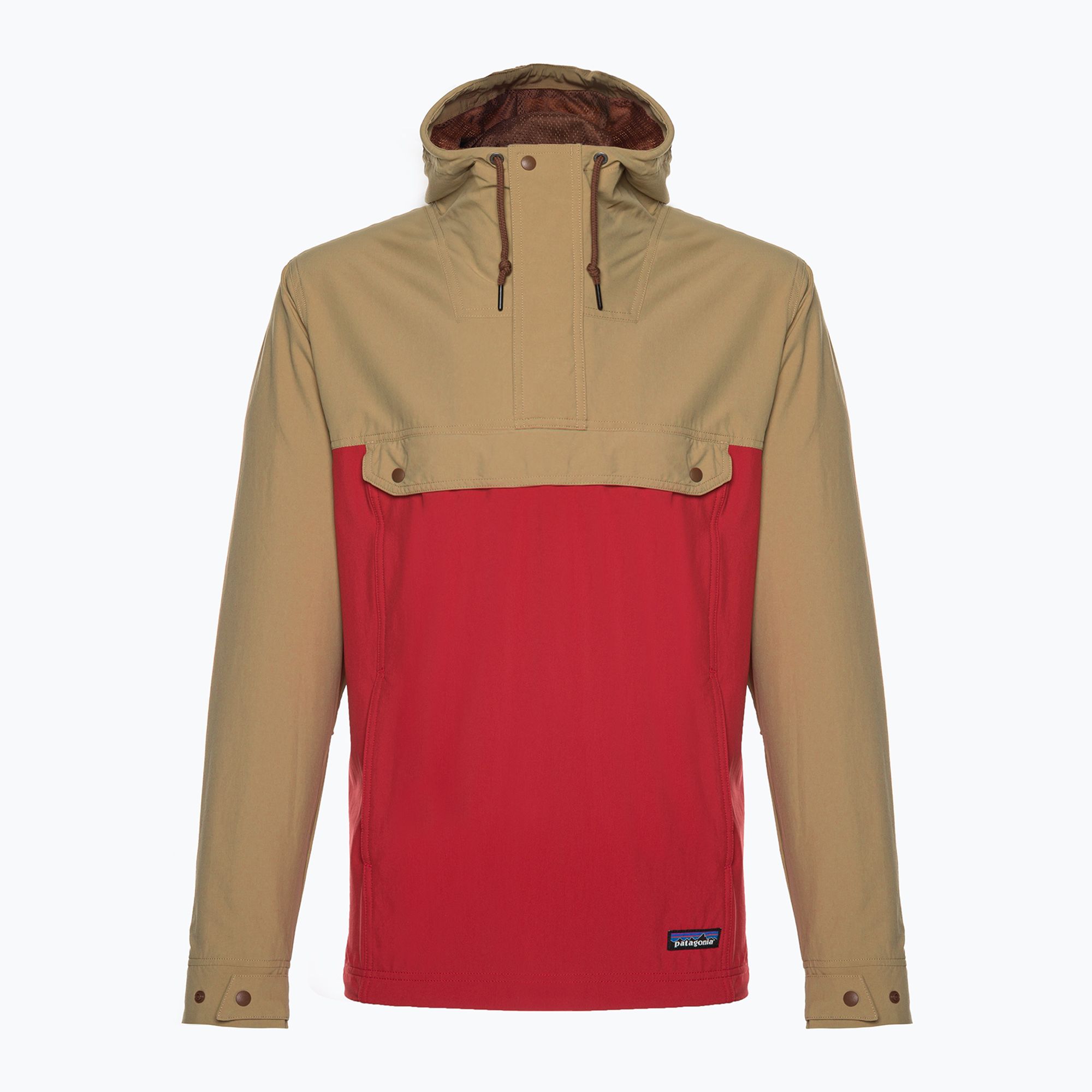 Kurtka przeciwwiatrowa męska Patagonia Isthmus Anorak touring red 