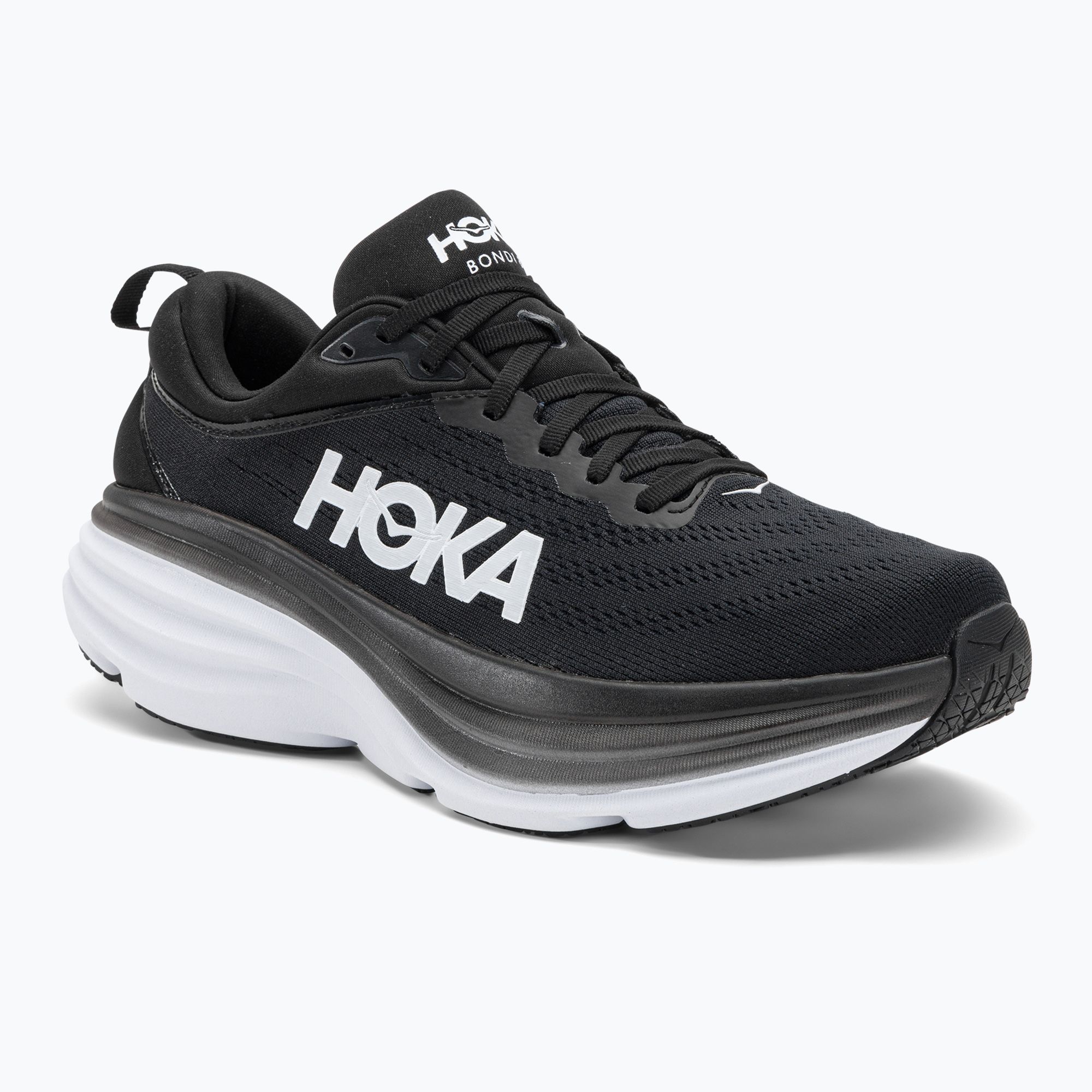 Buty do biegania męskie HOKA Bondi 8 black/white 