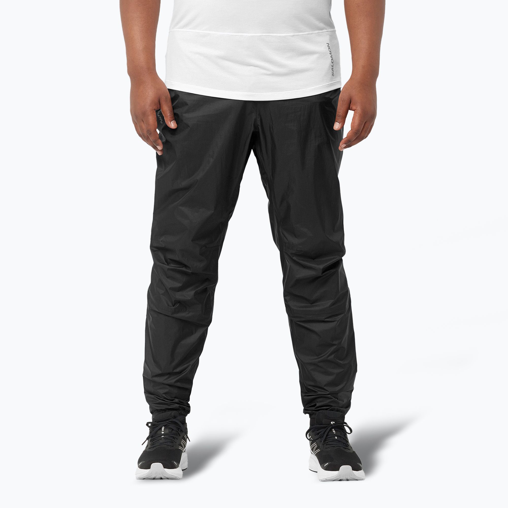 Spodnie do biegania Salomon Bonatti Waterproof deep black 