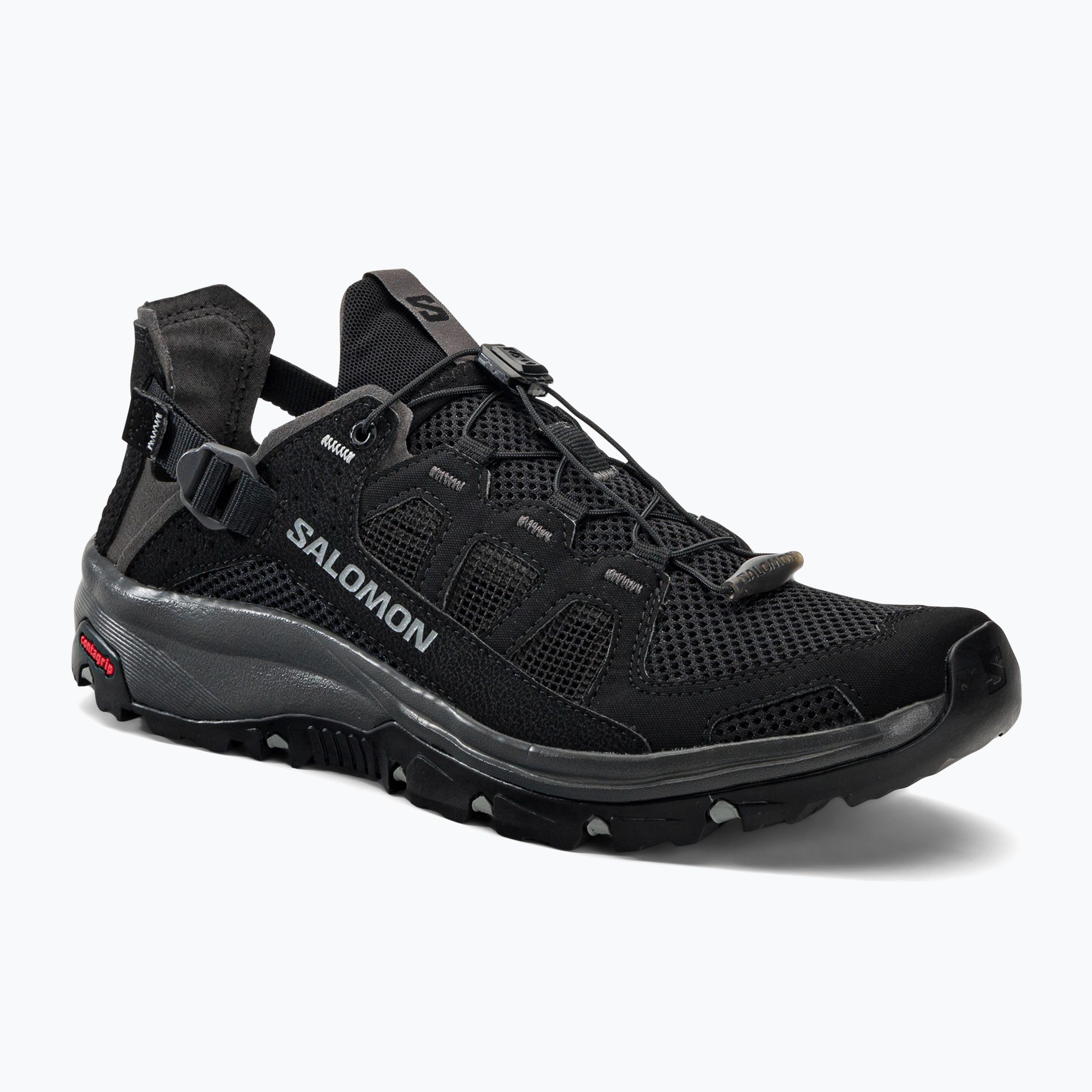 Buty turystyczne męskie Salomon Techamphibian 5 black/magnet/monument 