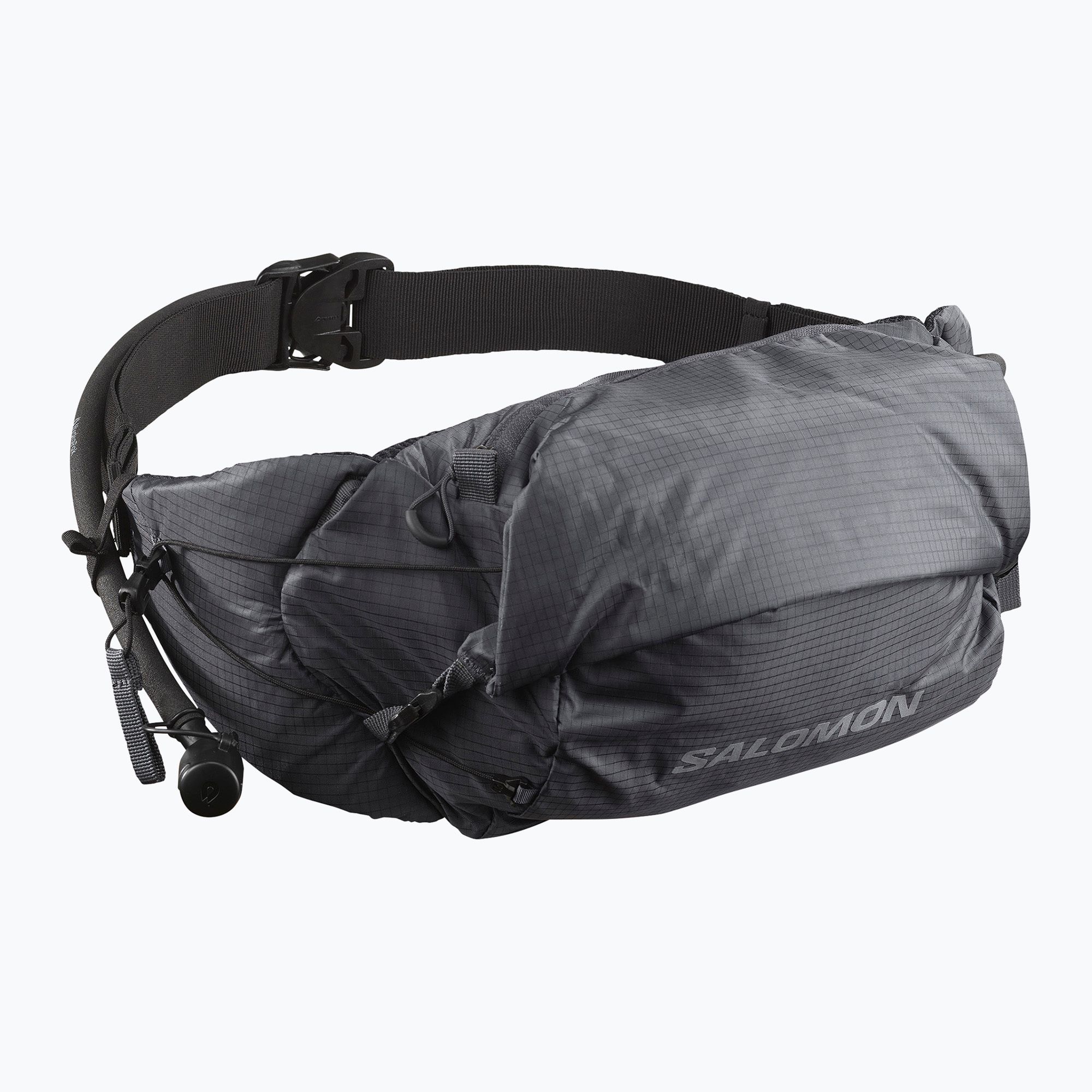 Pas do biegania Salomon Cross Season Waist + bukłak 1l ebony/black 