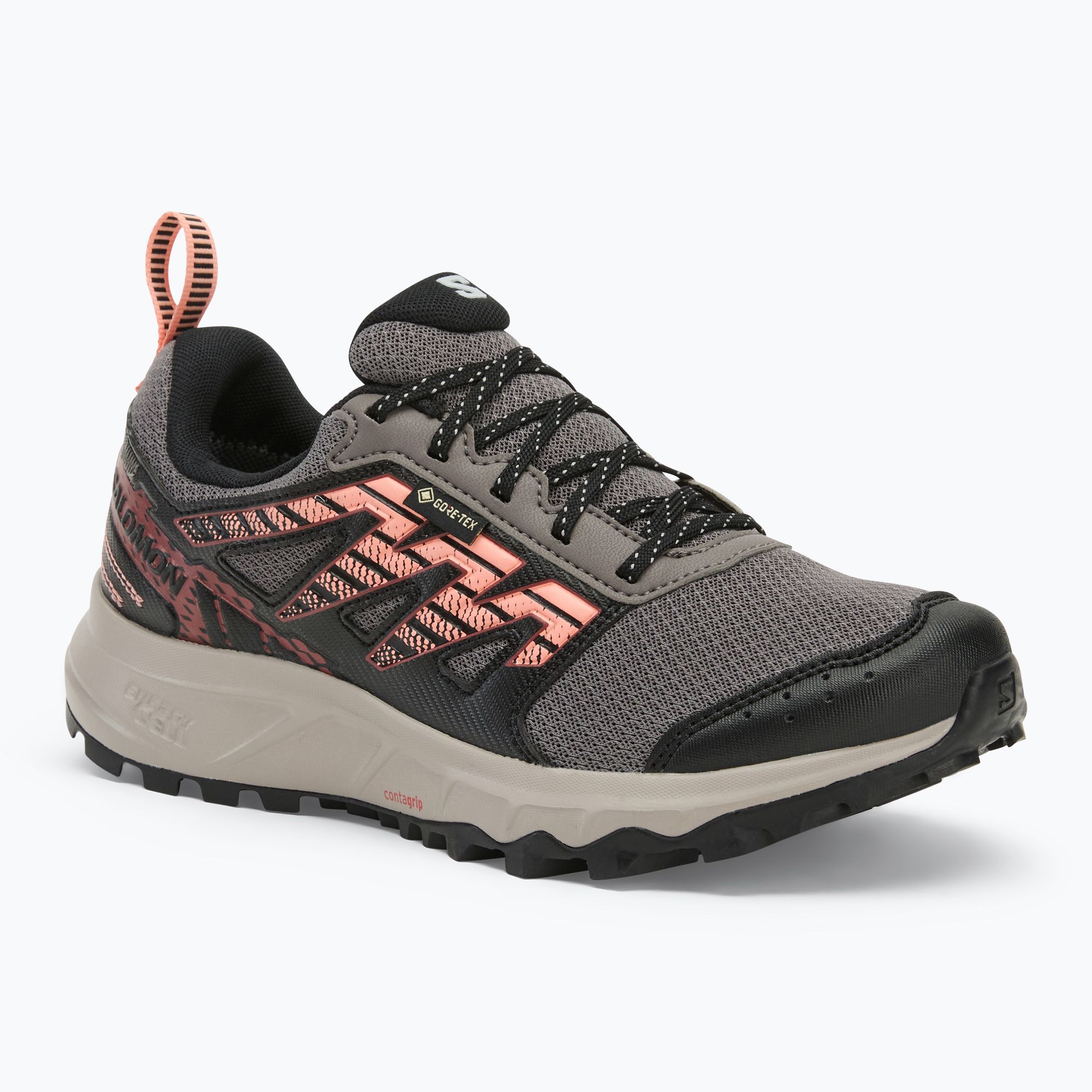 Buty do biegania damskie Salomon Wander GTX plum kitten/black/pea 