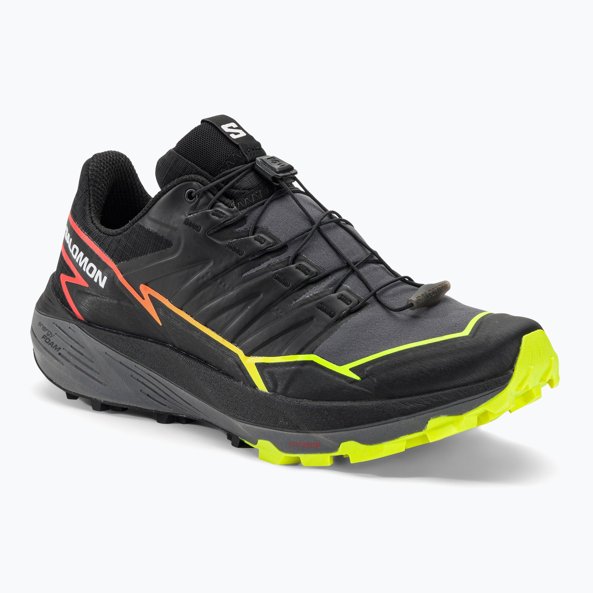 Buty do biegania męskie Salomon Thundercross black/quiet shade/fiery coral 