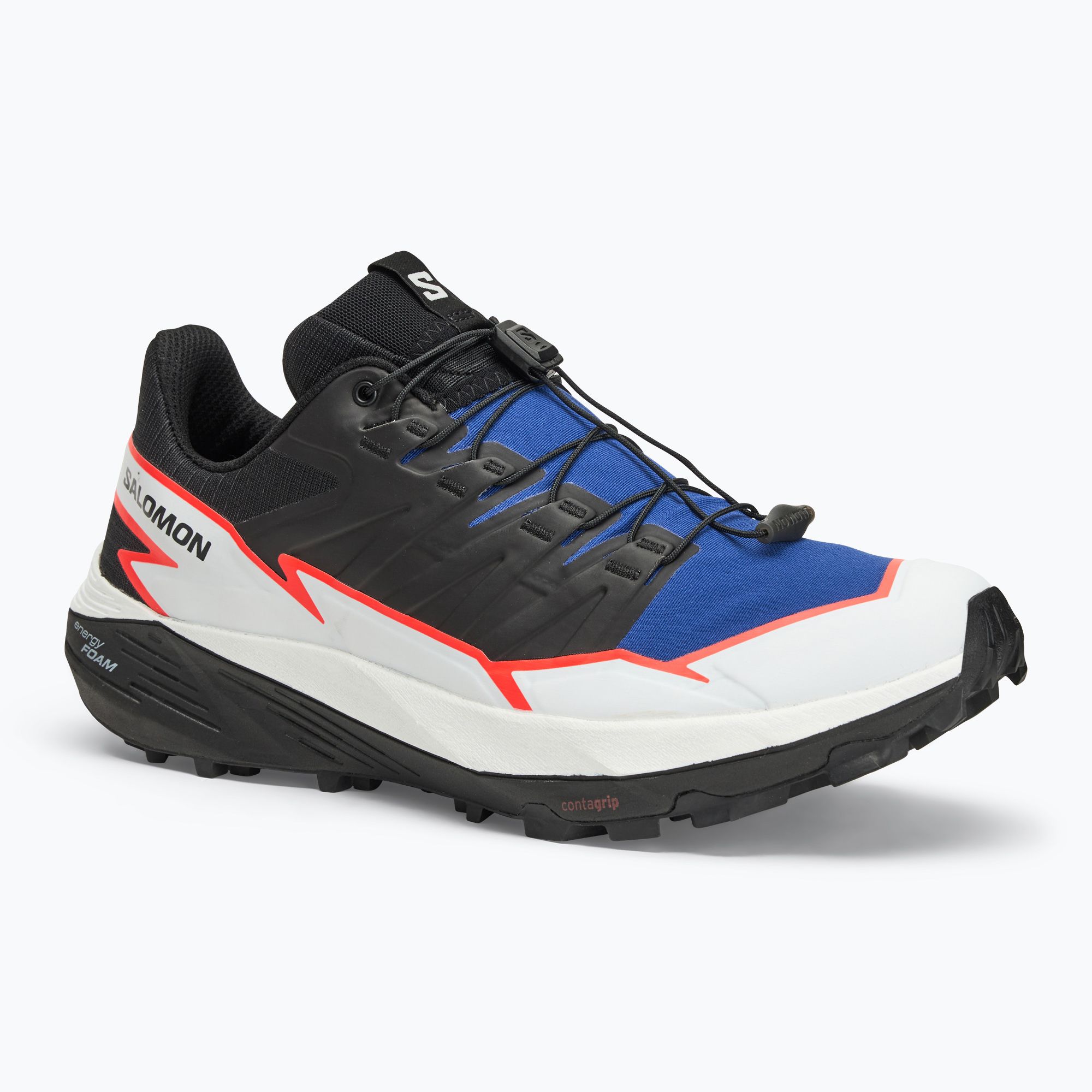 Buty do biegania męskie Salomon Thundercross surf the web/black/neon flame 