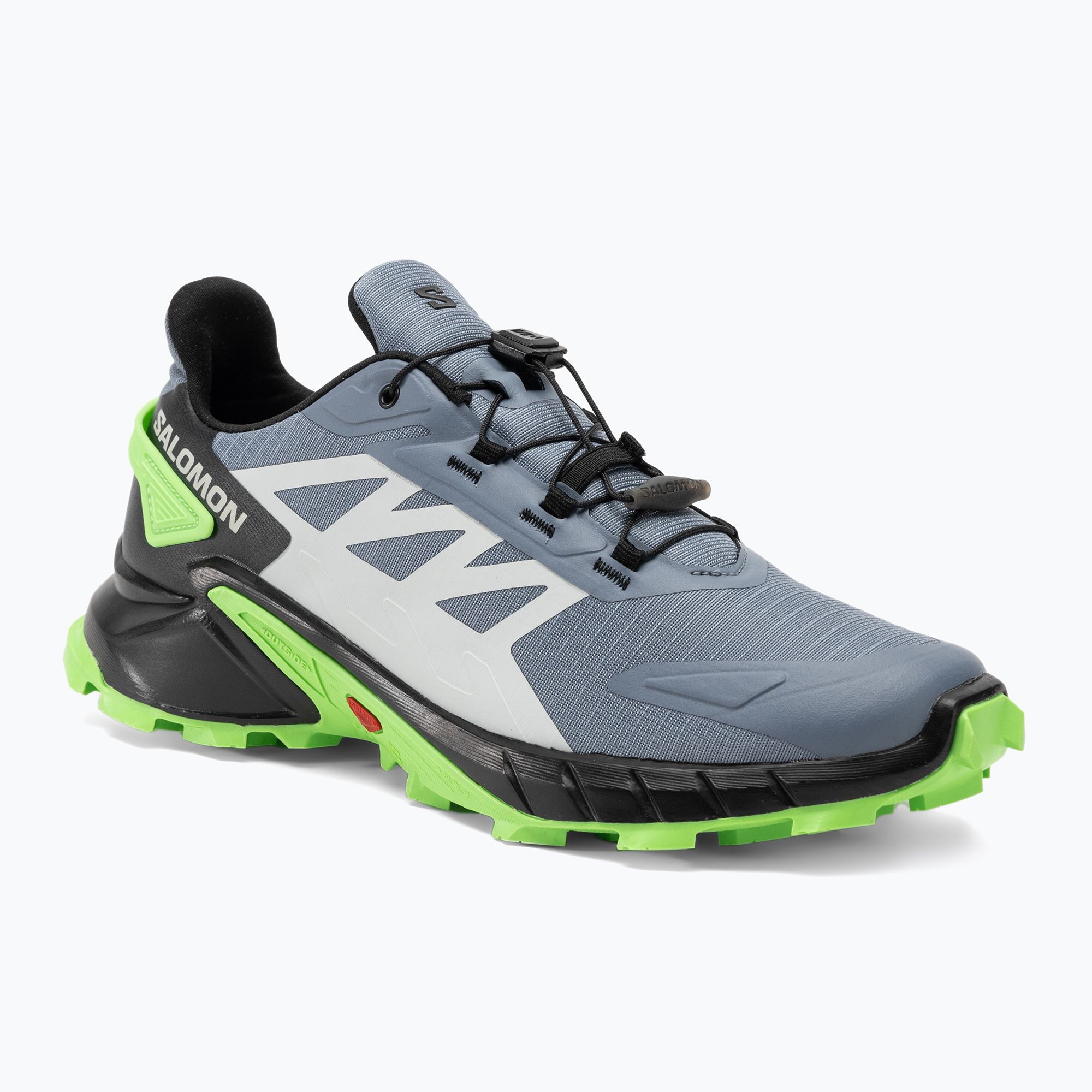 Buty do biegania męskie Salomon Supercross 4 flint stone/black/green gecko 
