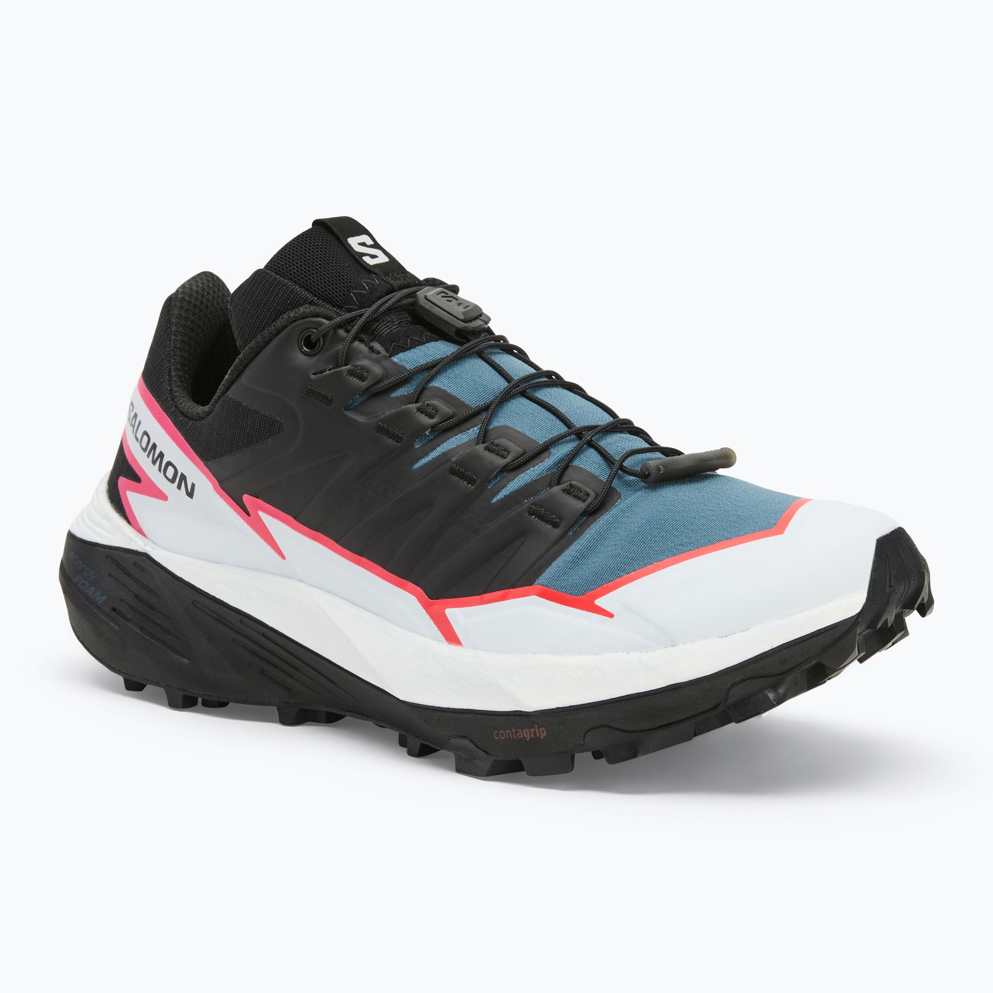 Buty do biegania damskie Salomon Thundercross black/bering sea/pink glo 