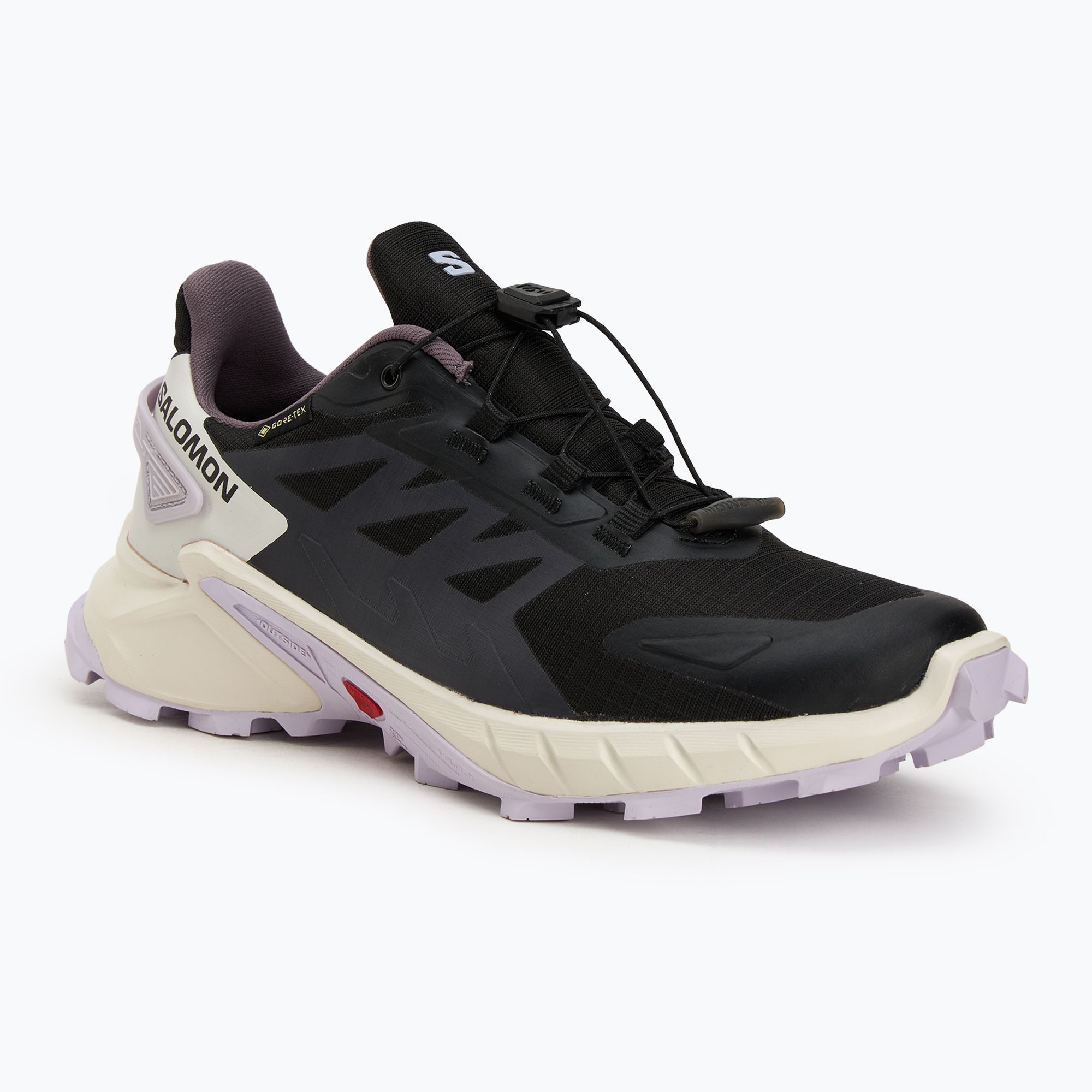 Buty do biegania damskie Salomon Supercross 4 GTX black/vanilla ice /orchid petal 