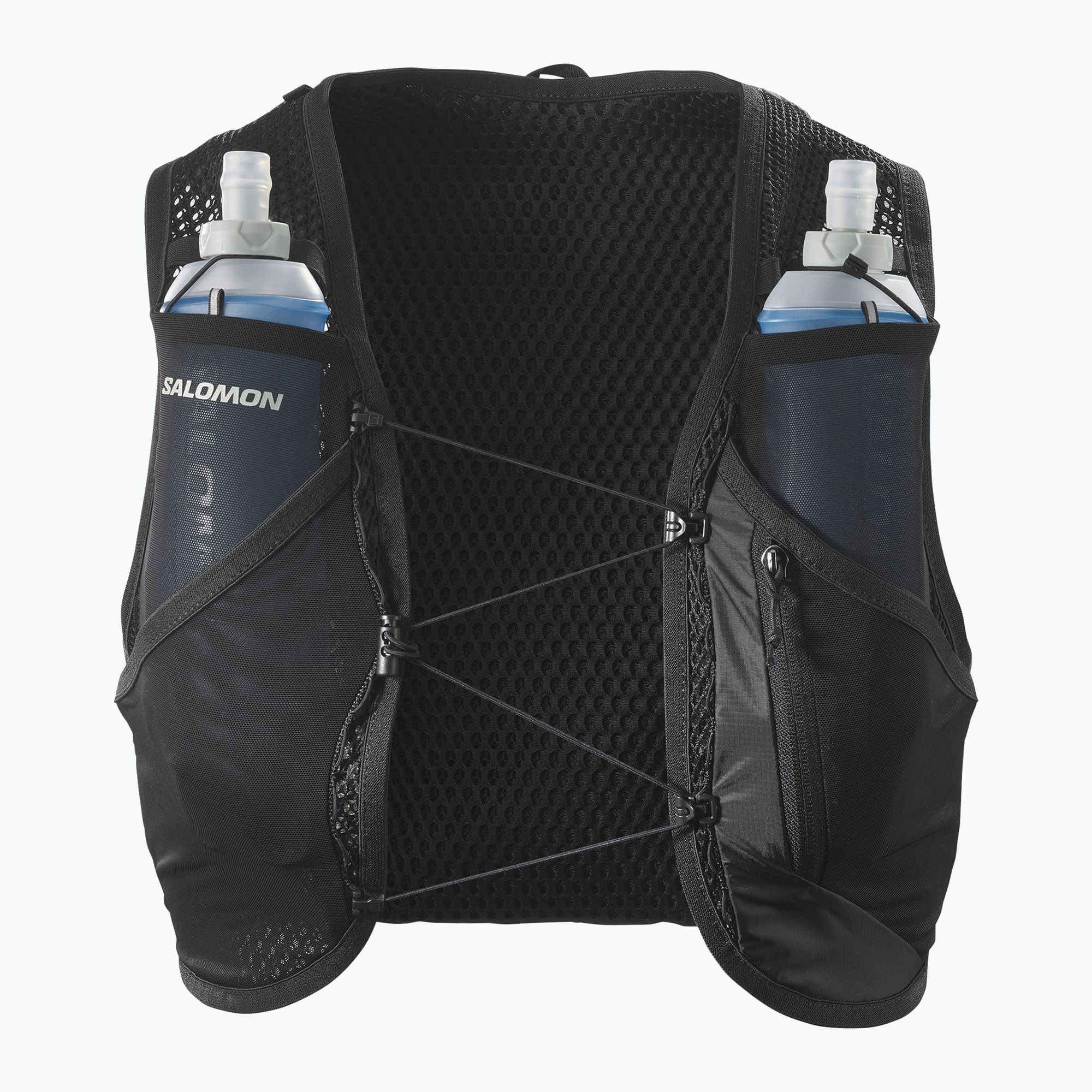 Kamizelka do biegania Salomon Active Skin 8 Set black/metal 