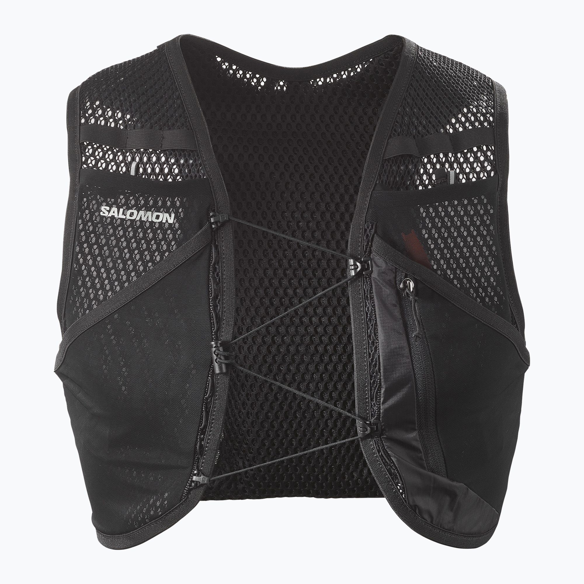 Kamizelka do biegania Salomon Active Skin 4 No Flasks black/metal 