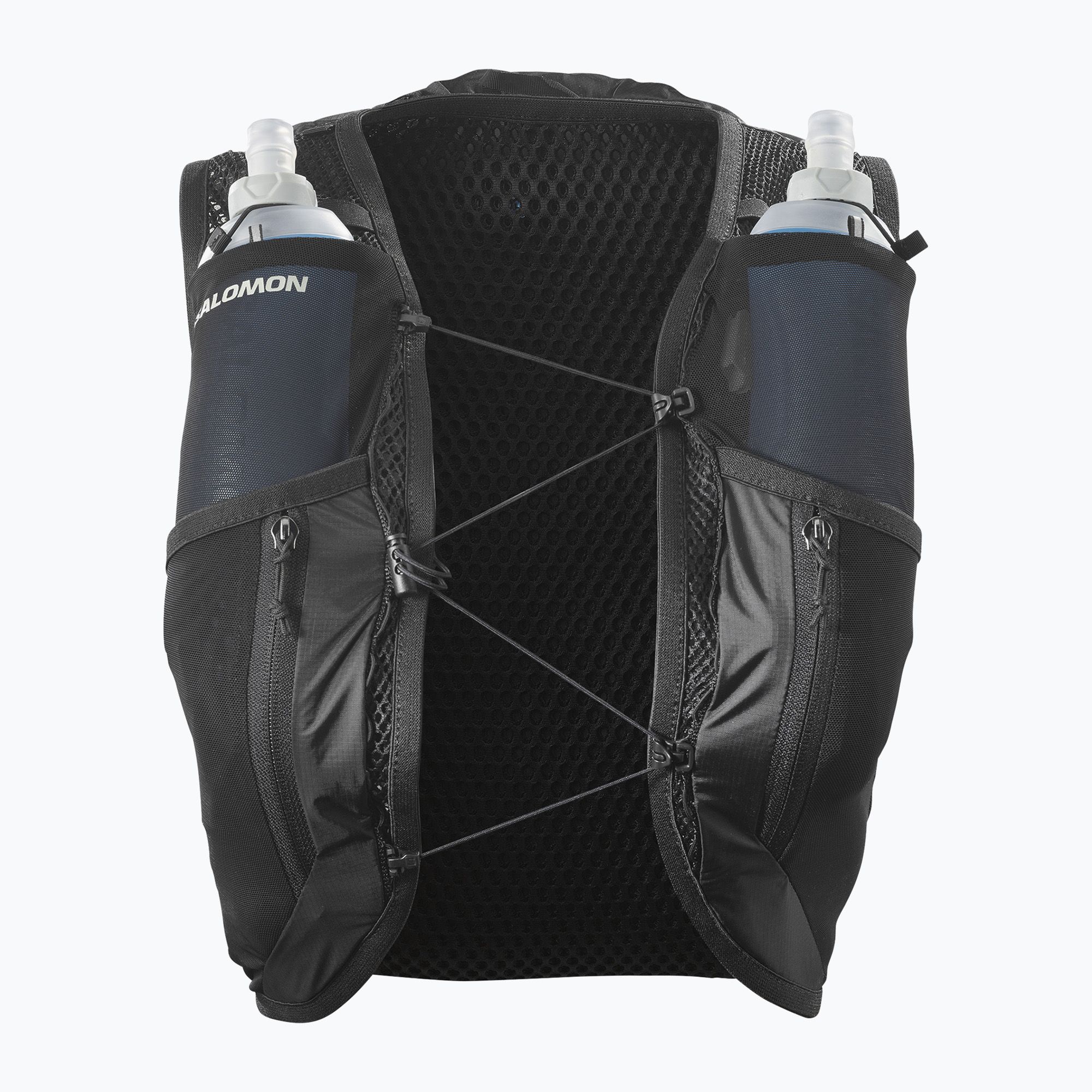 Kamizelka do biegania damska Salomon Active Skin 12 Set black/metal 