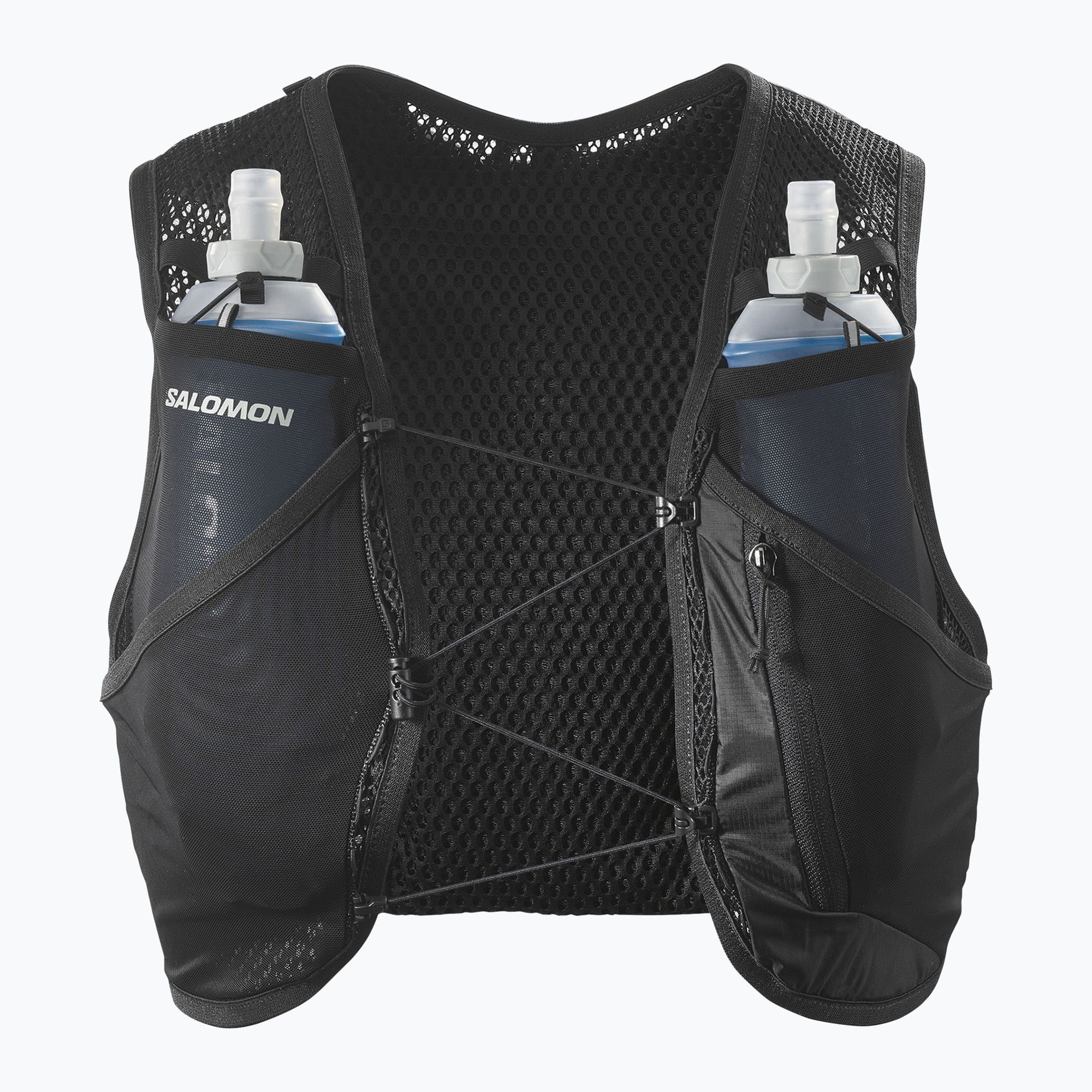 Kamizelka do biegania Salomon Active Skin 4 Set black/metal 
