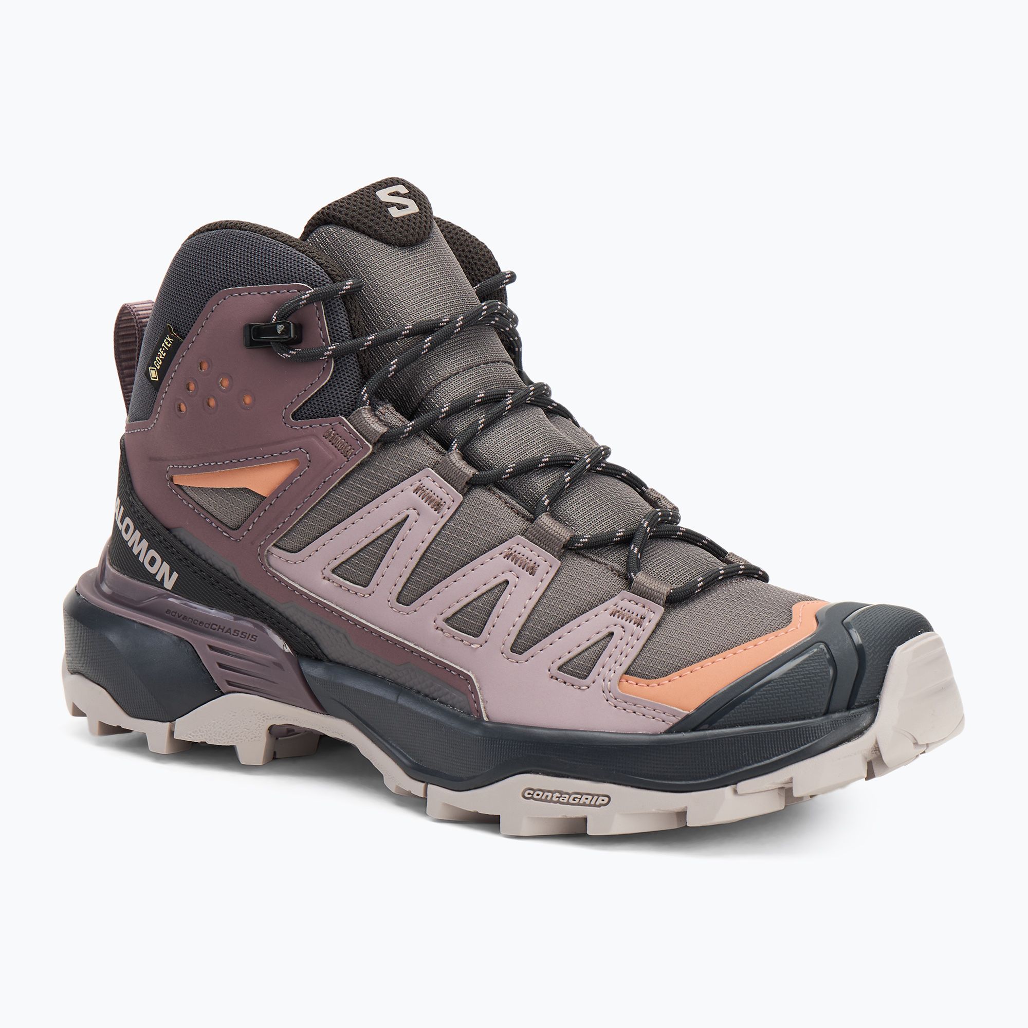 Buty turystyczne damskie Salomon X Ultra 360 MID GTX plum kitten/phantom/cork 