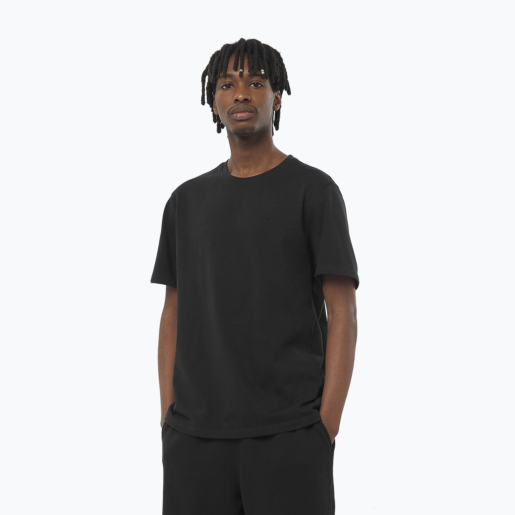 Koszulka męska Salomon Logo Pride deep black 