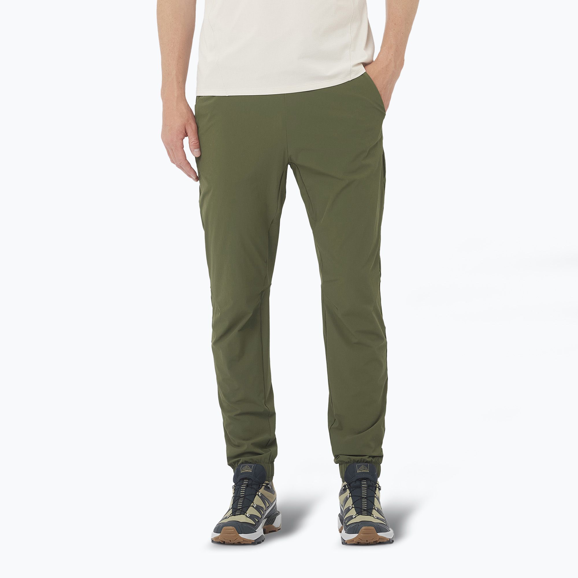 Spodnie trekkingowe męskie Salomon Wayfarer Ease grape leaf 
