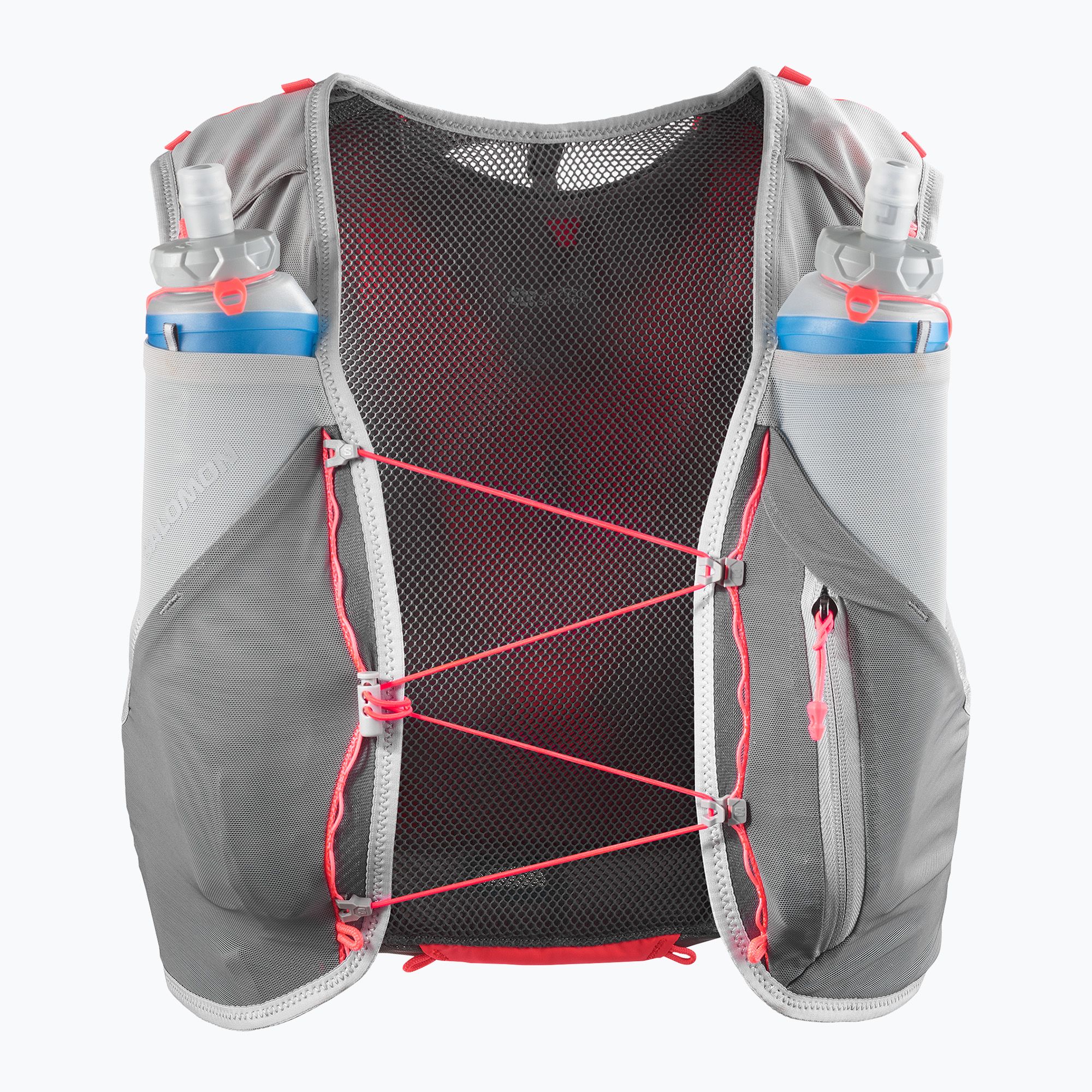 Kamizelka do biegania Salomon Advance Skin 5 Set castelrock/alloy/neon flame 