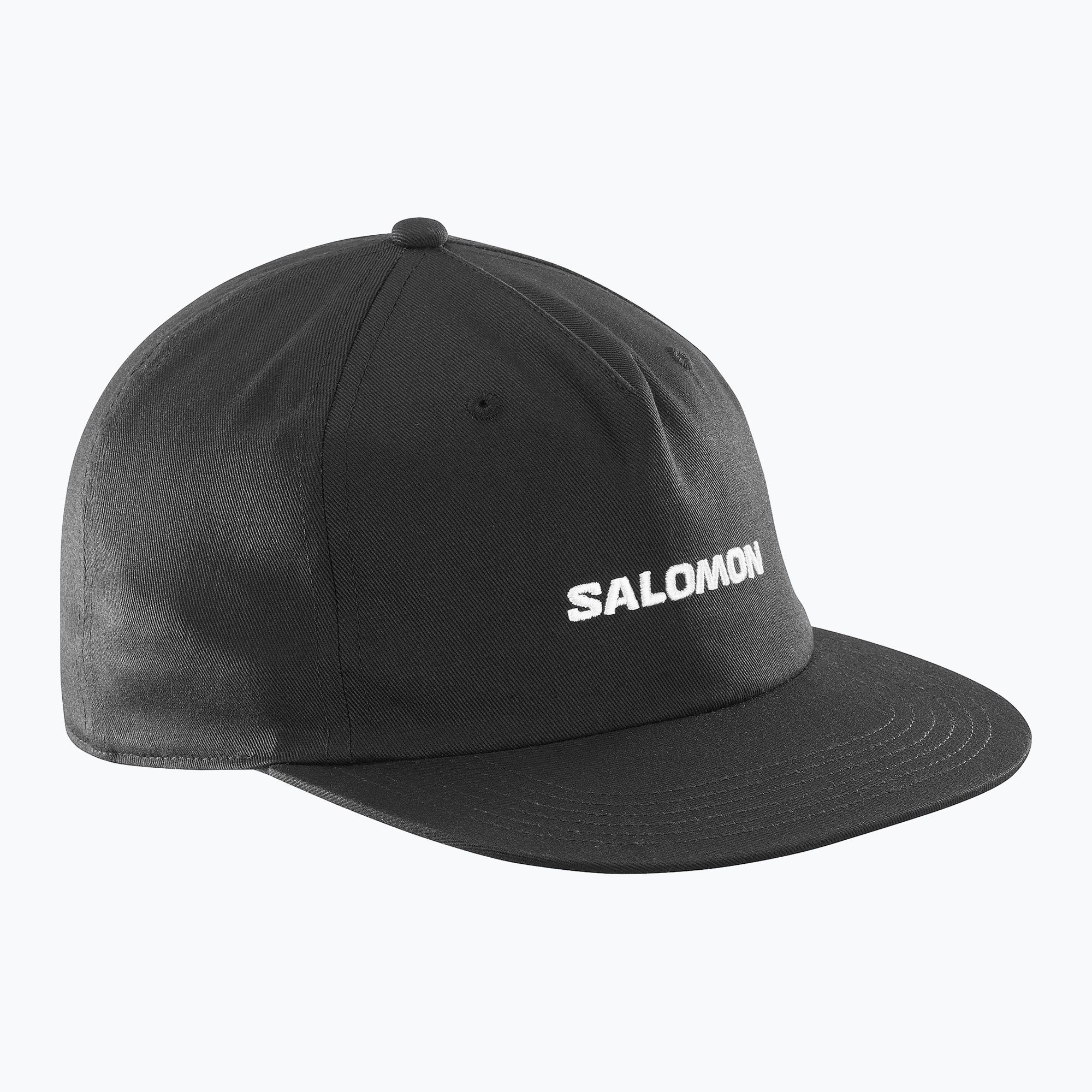 Czapka z daszkiem Salomon Flat deep black 