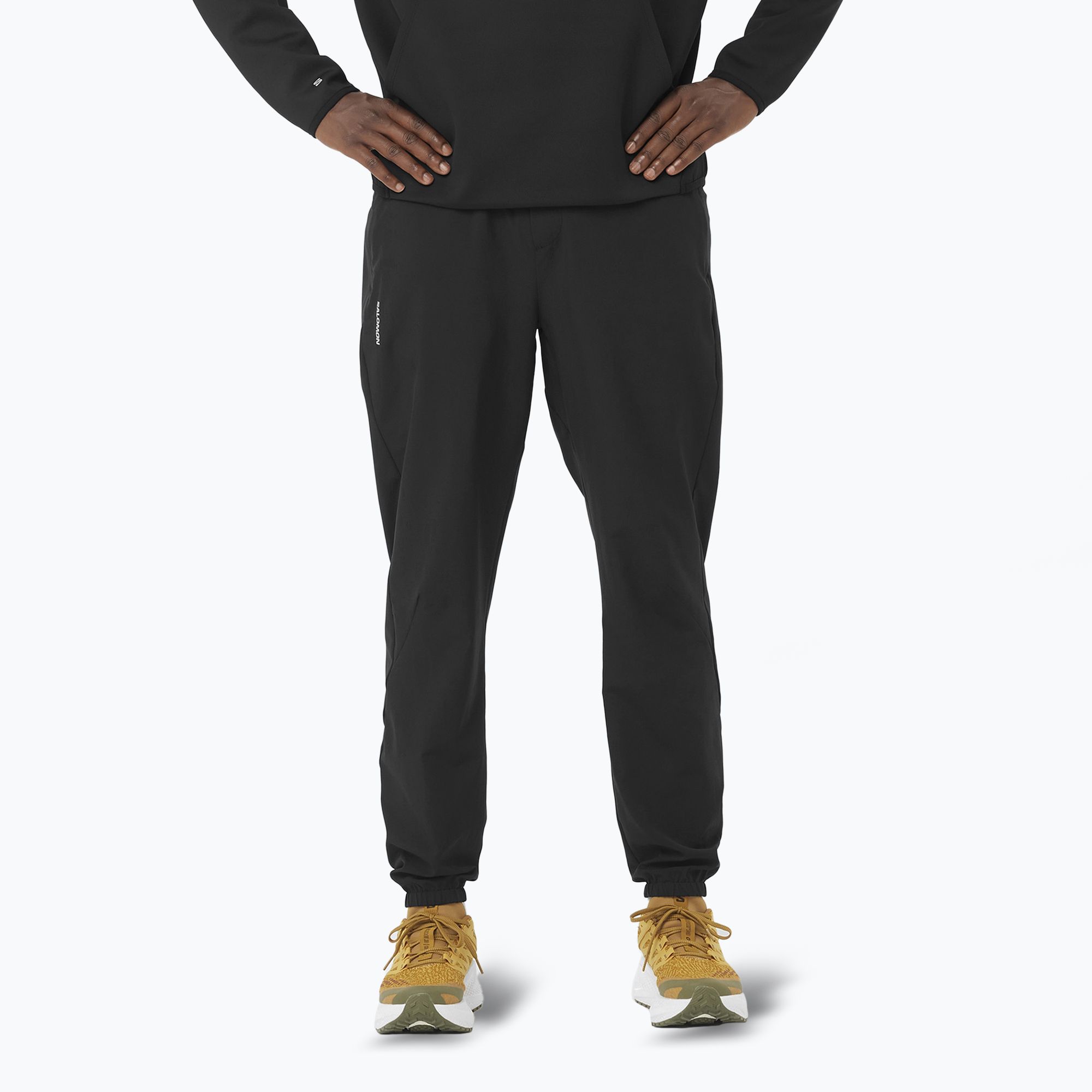 Spodnie do biegania męskie Salomon SHAKEout Core deep black 