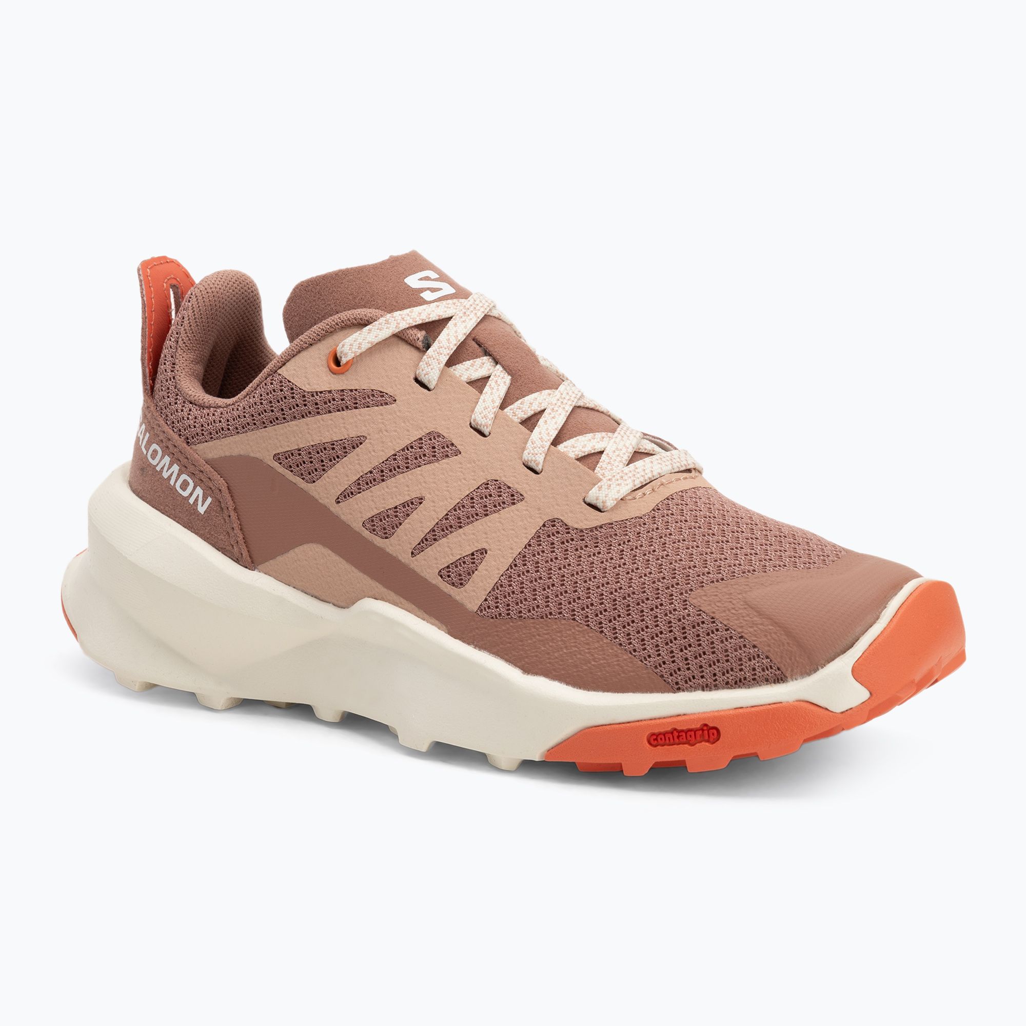 Buty turystyczne dziecięce Salomon Patrol burlwood/vanilla ice/emberglow 