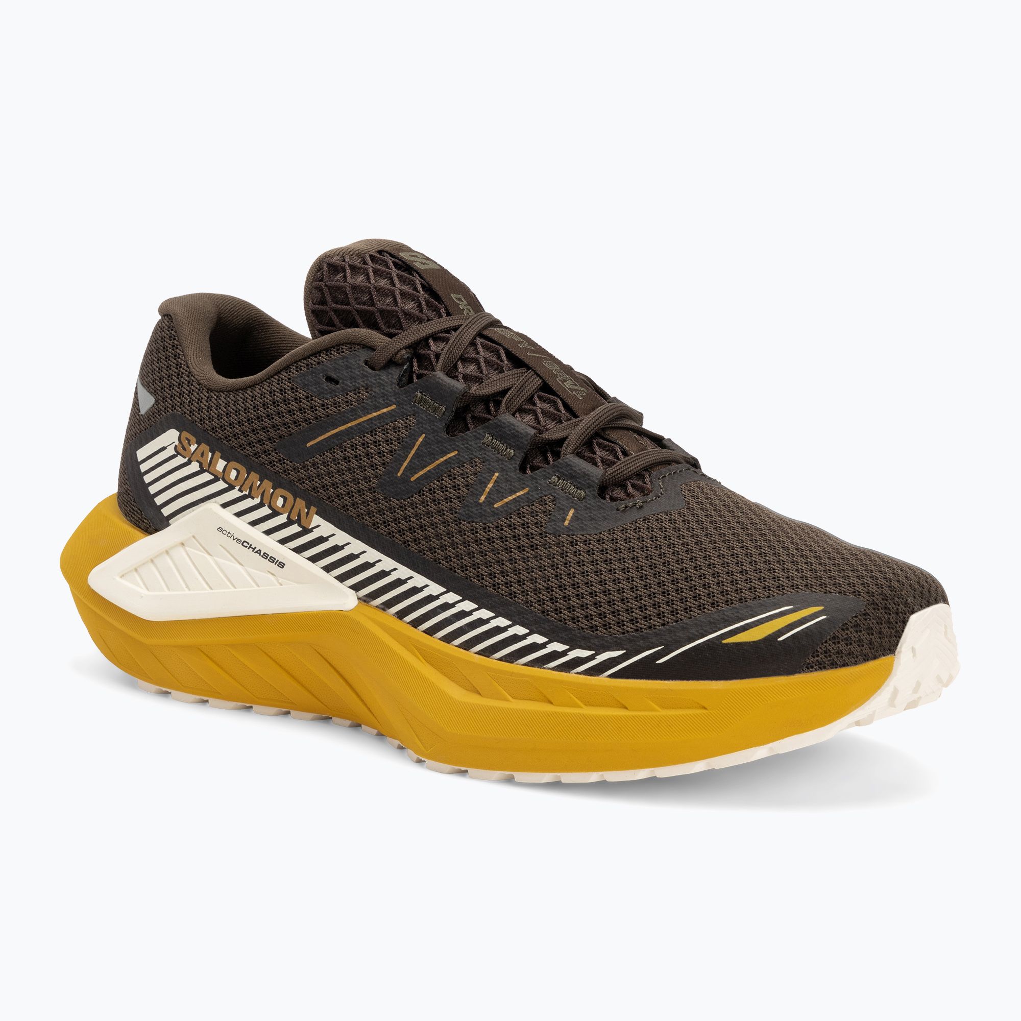 Buty do biegania męskie Salomon Drx Defy GRVL wren/spicy mustard/vanilla ice 