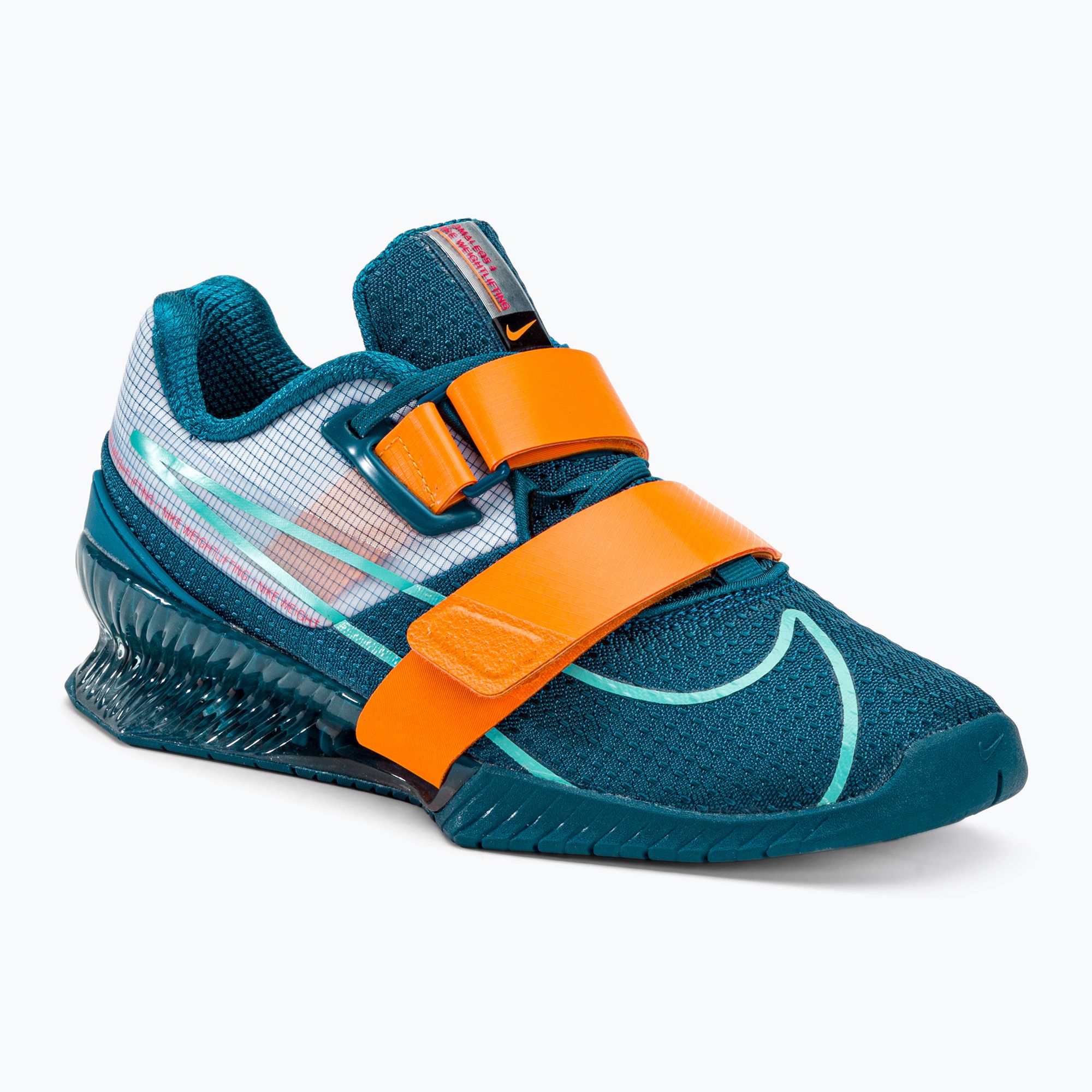 Buty do podnoszenia ciężarów Nike Romaleos 4 blue/orange 