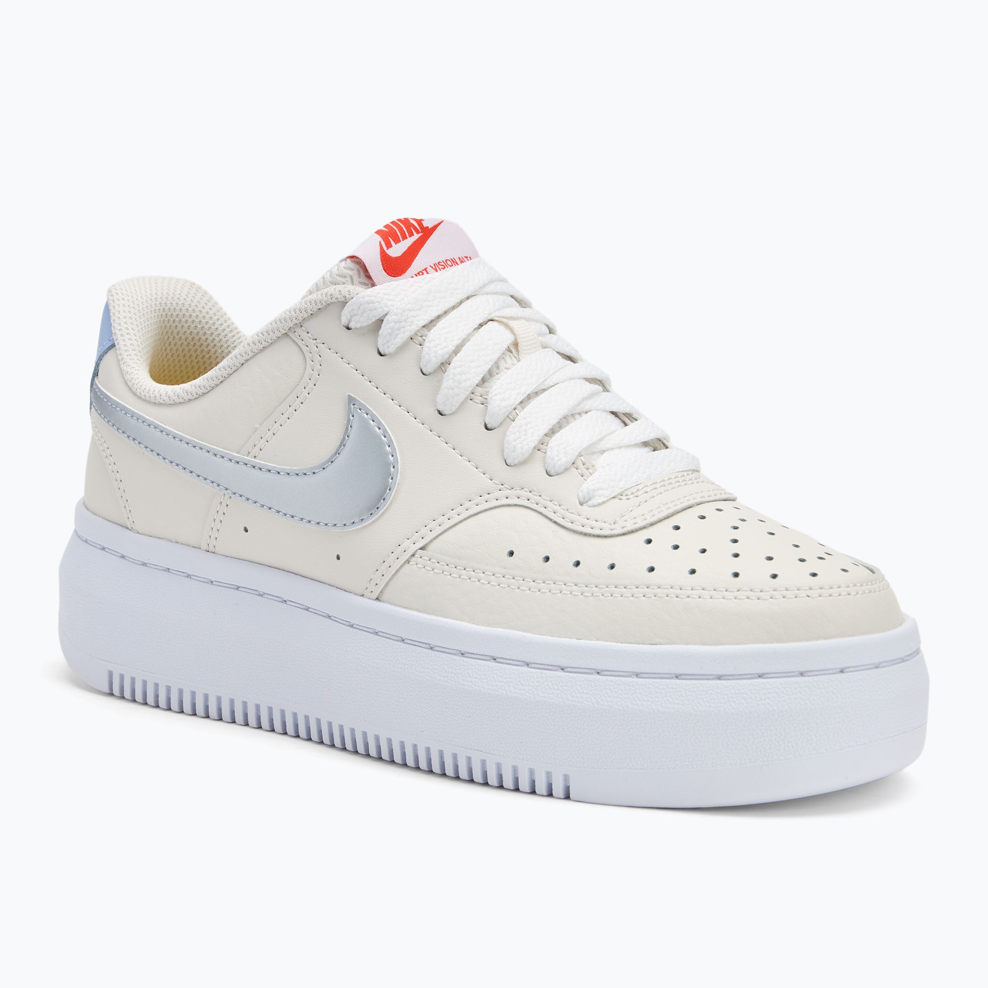 Buty damskie Nike Court Vision Alta phantom/light marine/white/football grey 
