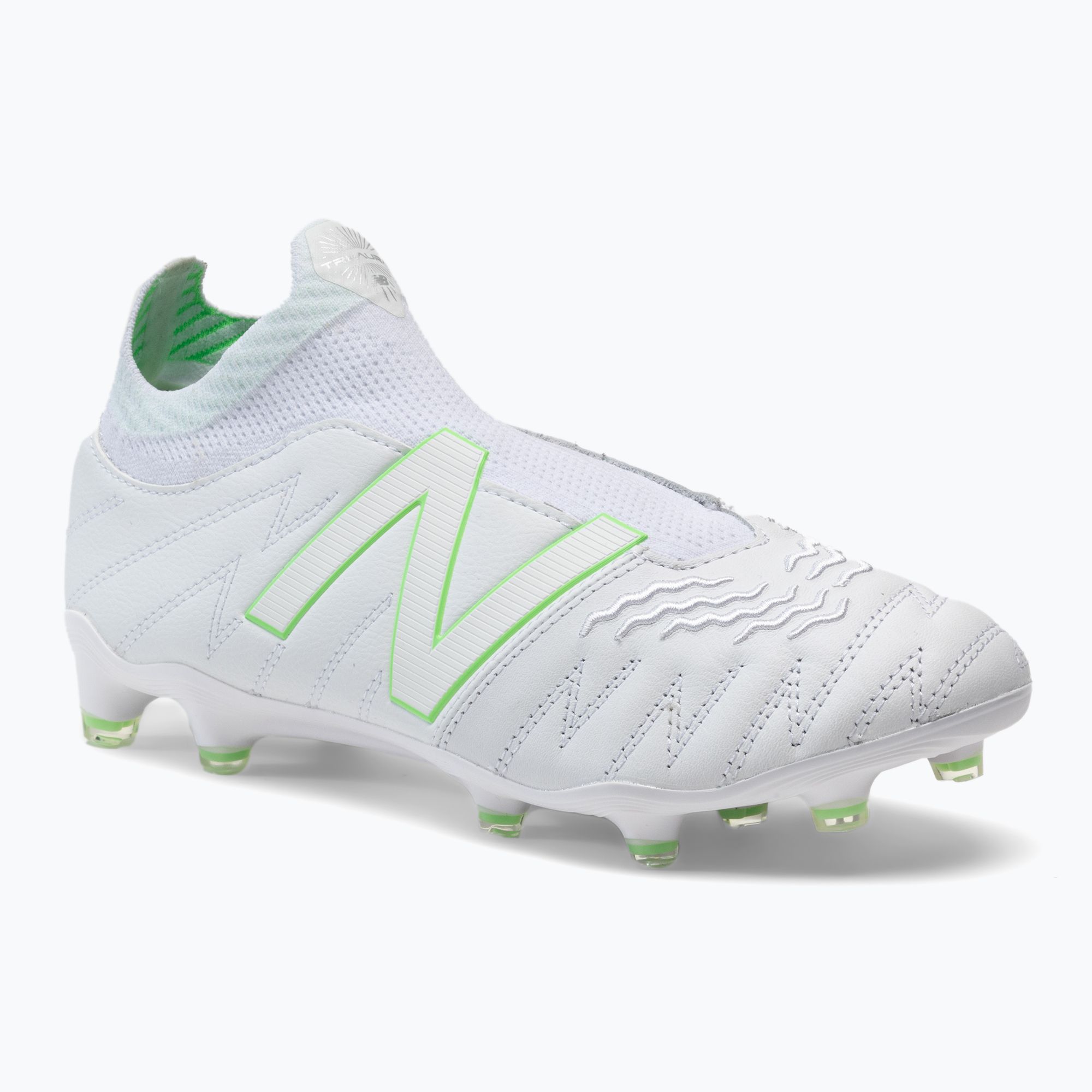 Buty piłkarskie męskie New Balance Tekela V3+ Pro Leather FG white 