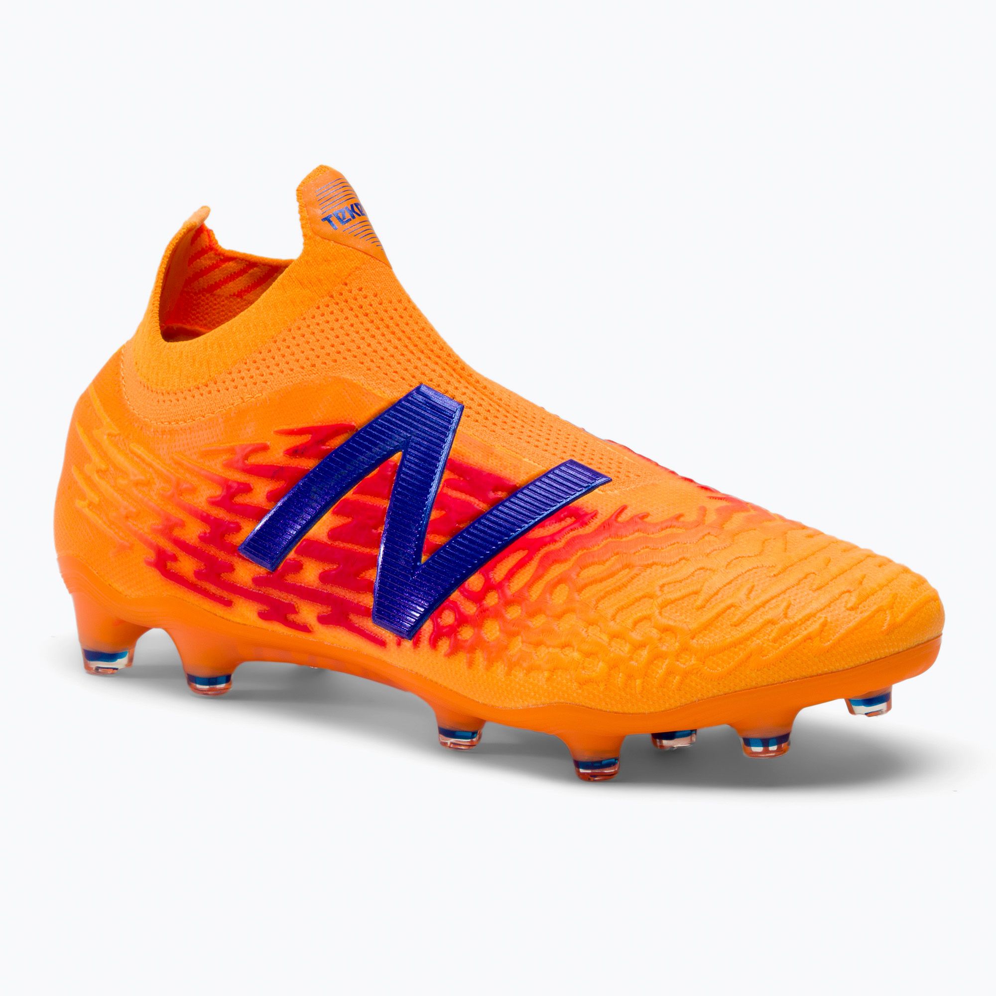 Buty piłkarskie męskie New Balance Tekela V3+ Pro FG impulse/vibrant orange 