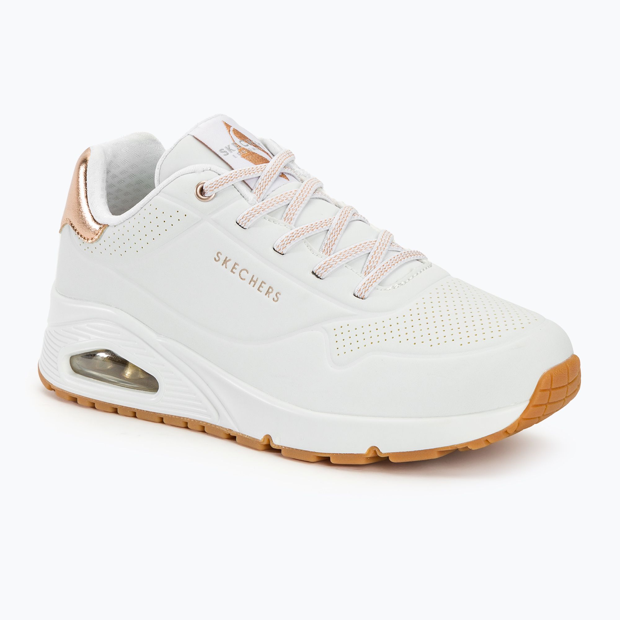 Buty damskie SKECHERS Uno Shimmer Away white 