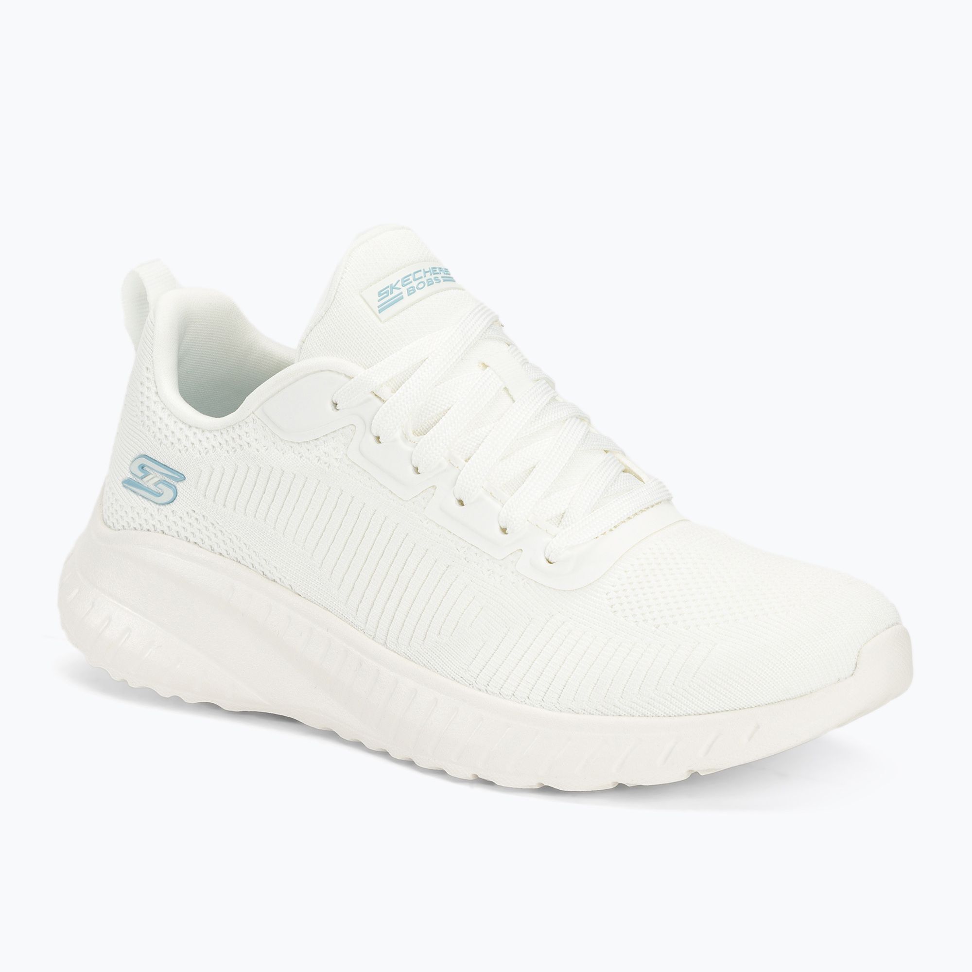 Buty damskie SKECHERS Bobs Squad Chaos Face Off white/white 