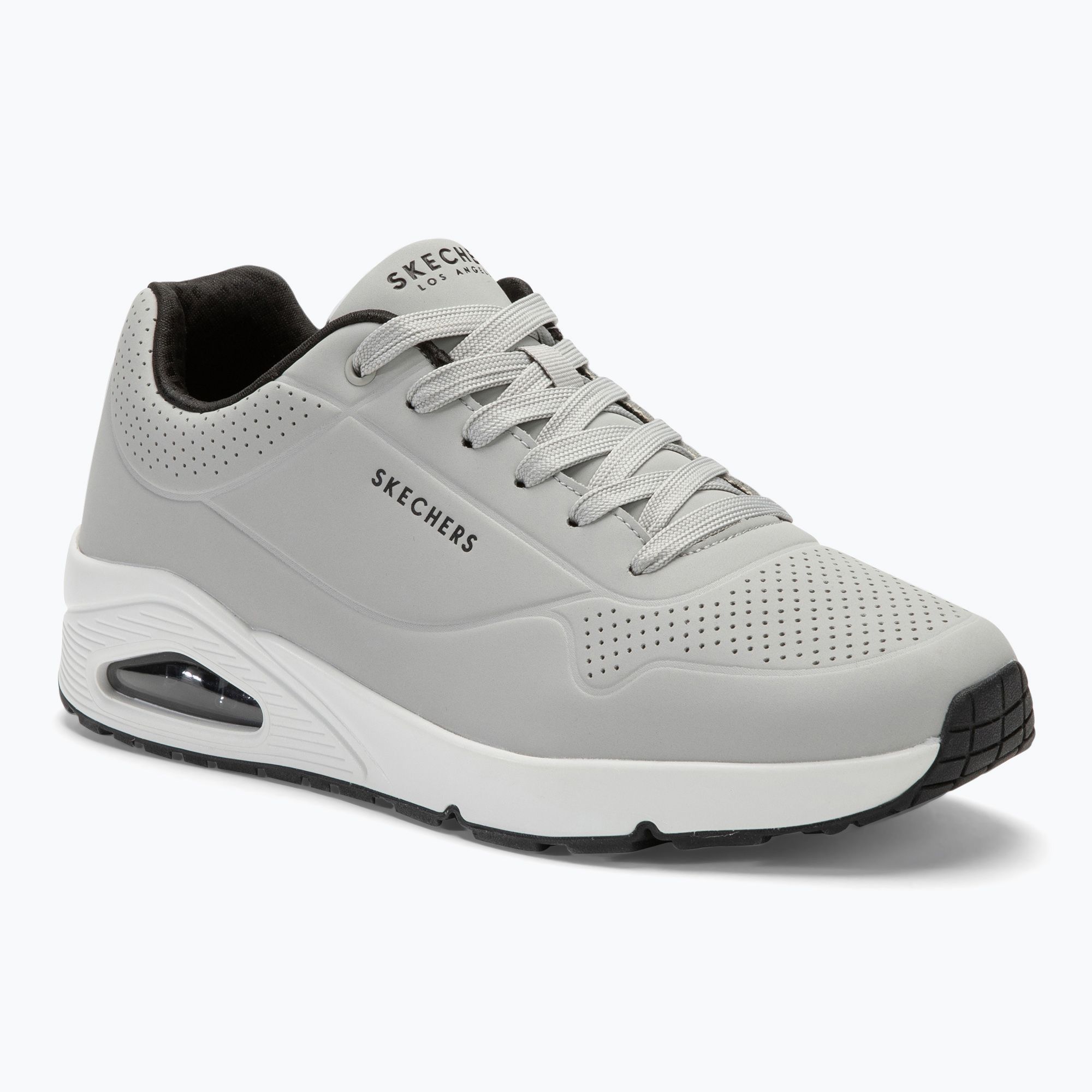 Buty męskie SKECHERS Uno Stand On Air light grey 