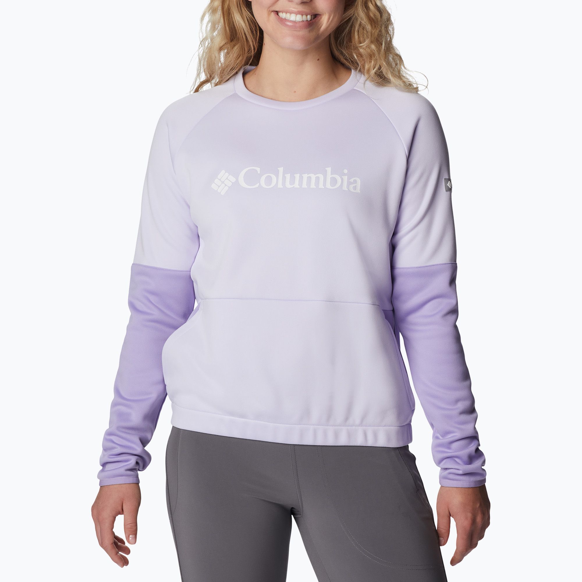 Bluza damska Columbia Windgates Crew purple tint/frosted purple 