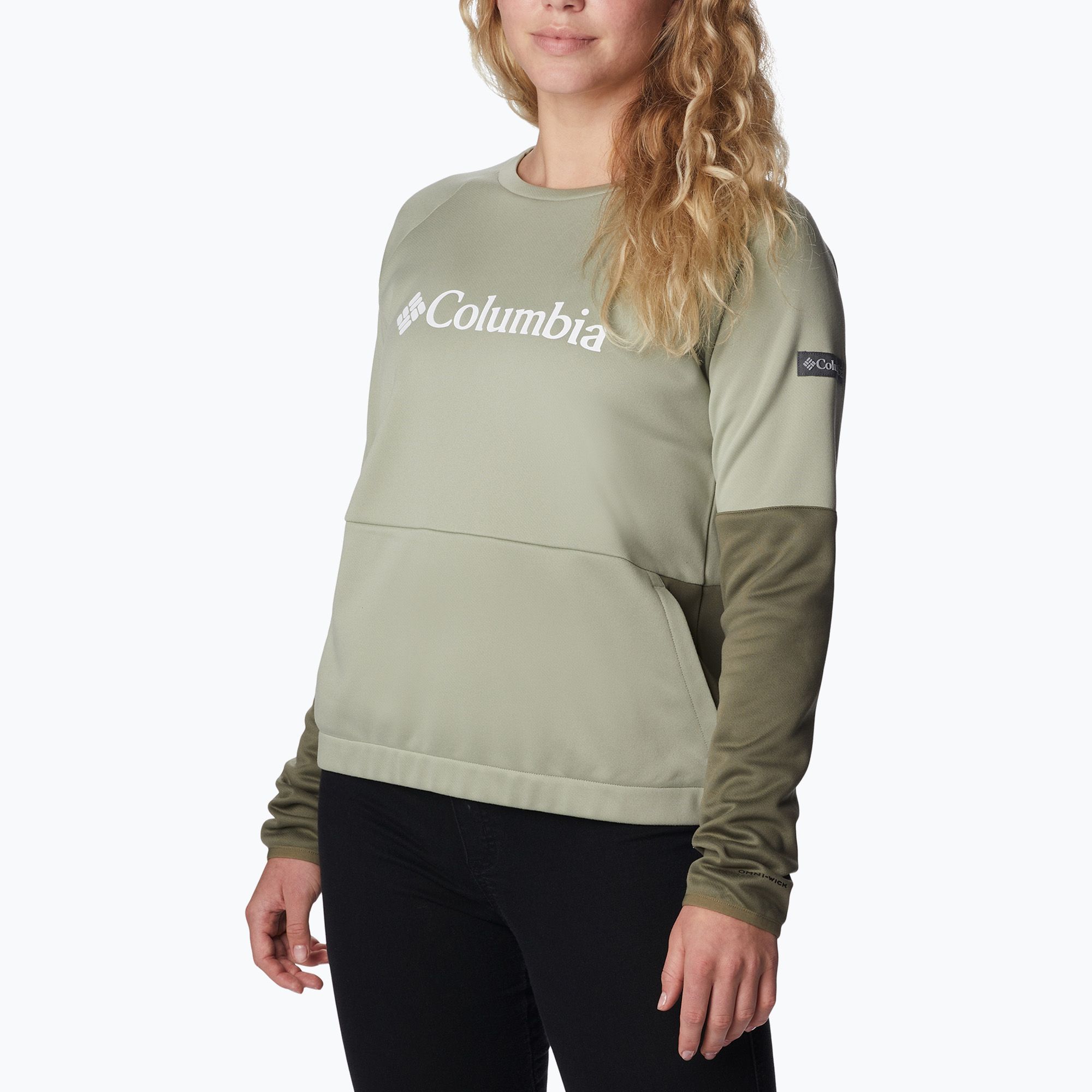 Bluza damska Columbia Windgates Crew safari/stone green 