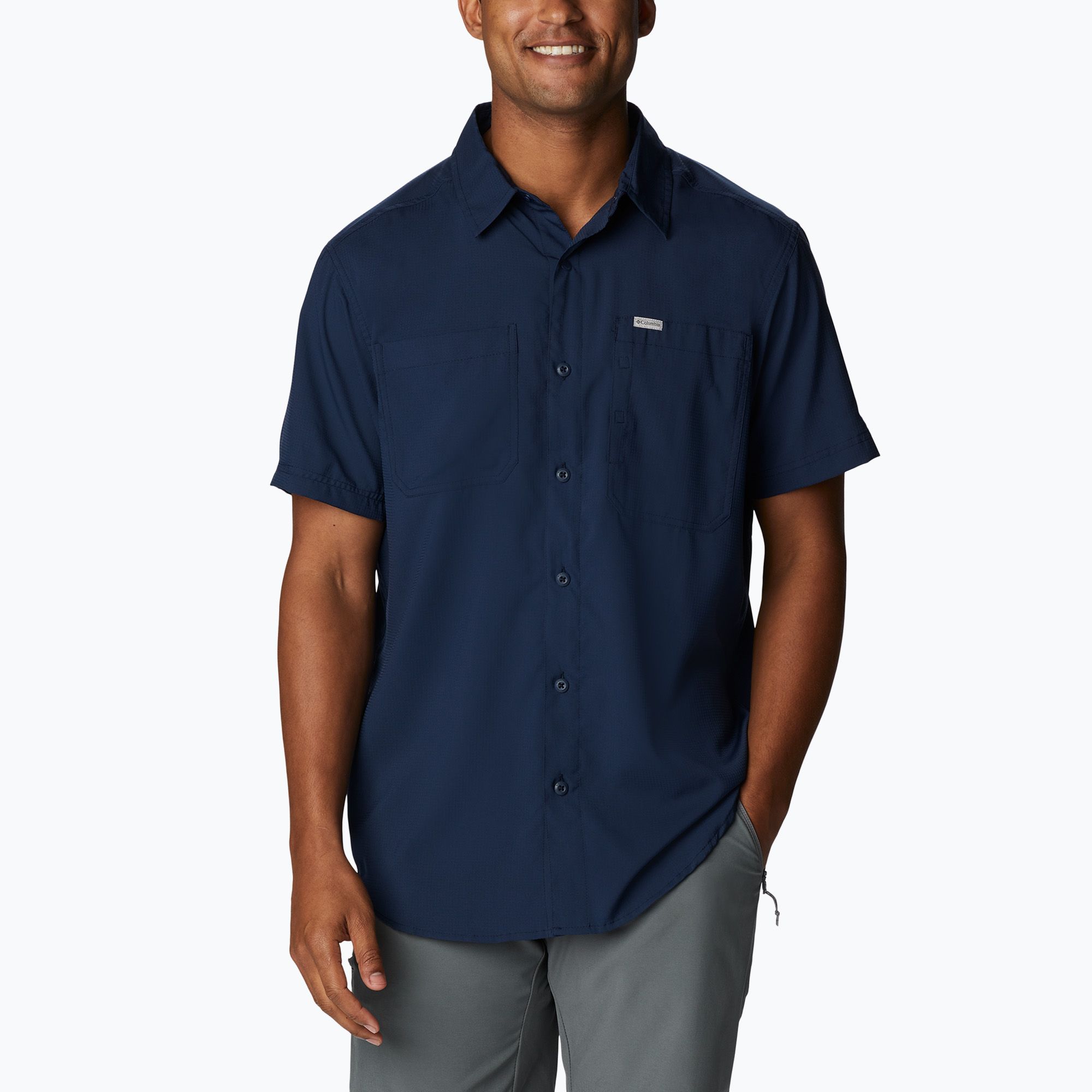 Koszula męska Columbia Silver Ridge Utility Lite collegiate navy 