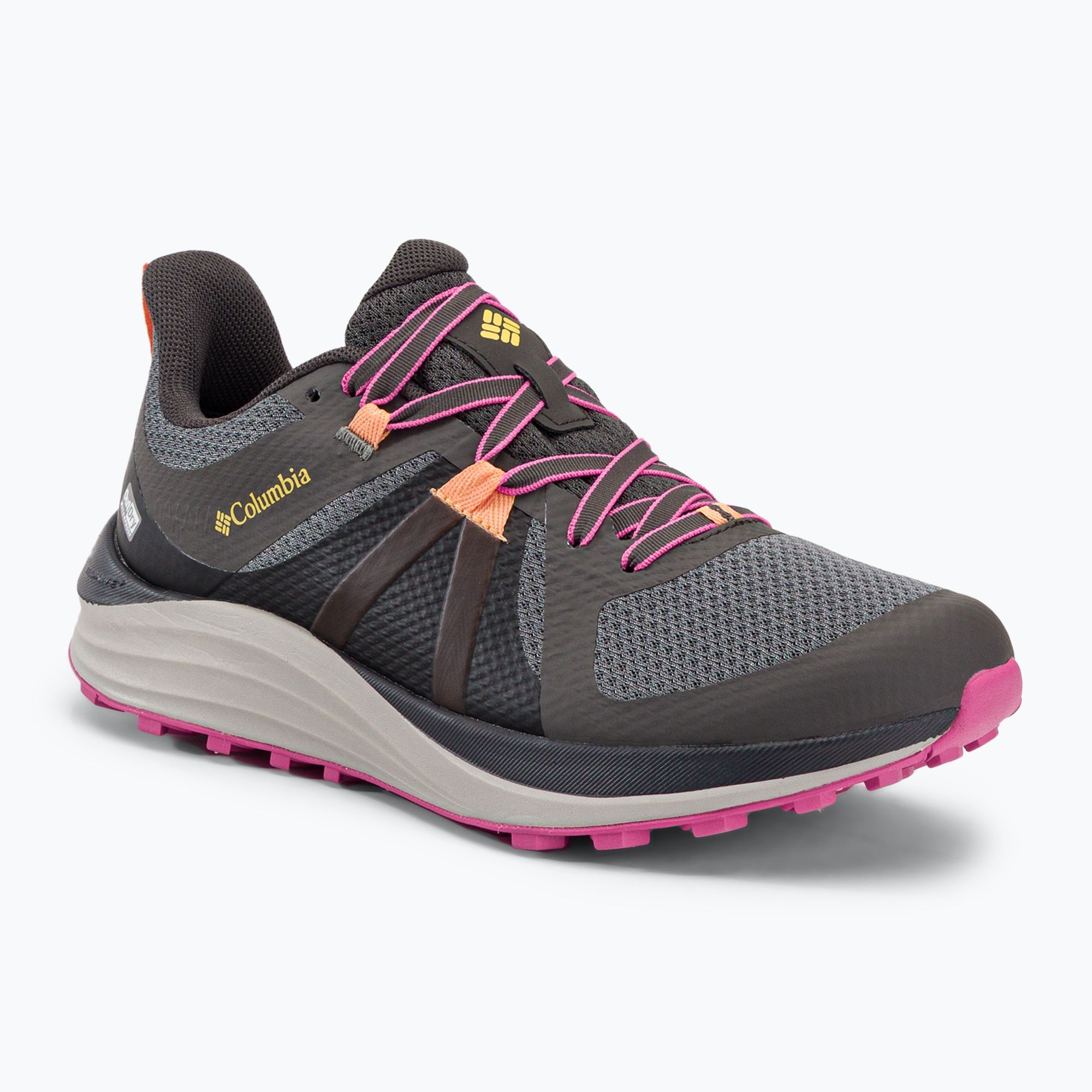 Buty do biegania damskie Columbia Escape Pursuit Outdry dark grey/wild geranium 