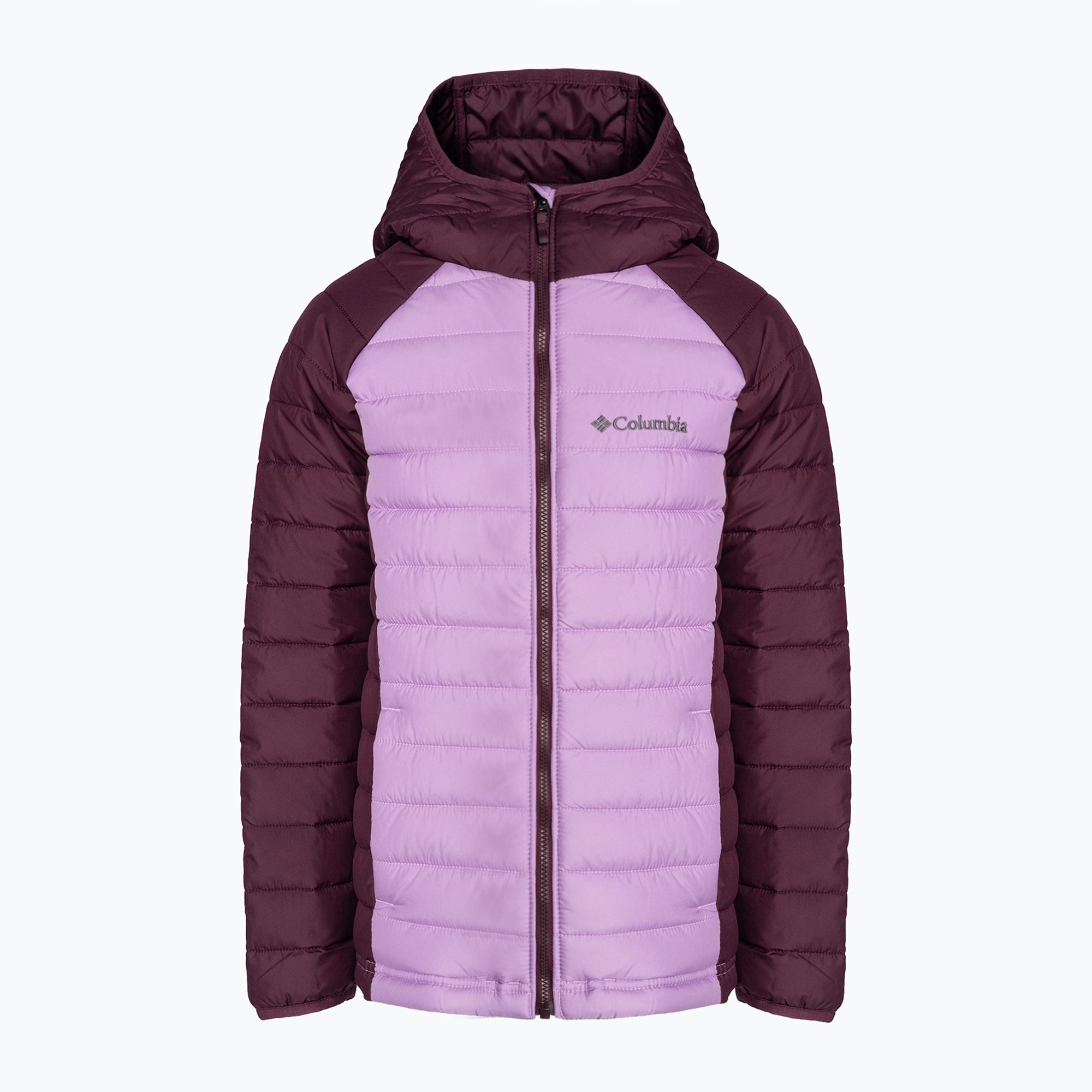 Kurtka dziecięca Columbia Powder Lite Hooded gumdrop/marionberry 