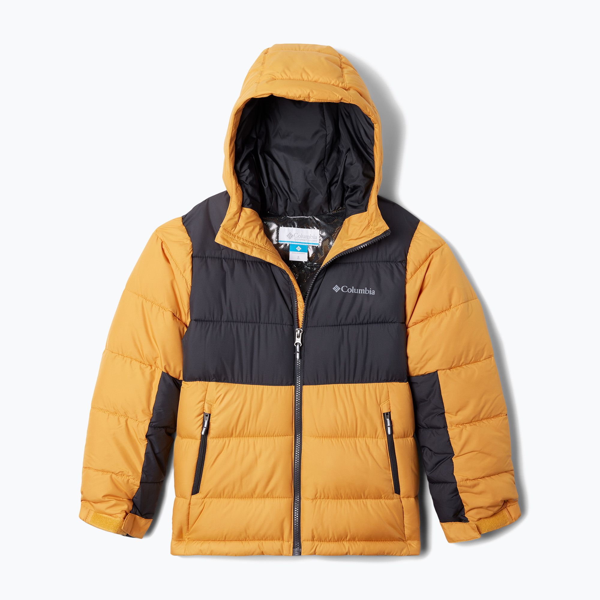 Kurtka dziecięca Columbia Pike Lake II Hooded raw honey/ shark 