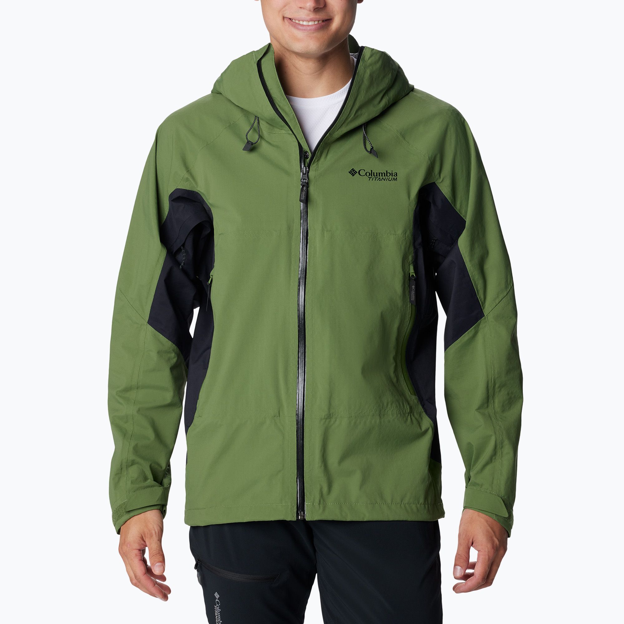 Kurtka przeciwdeszczowa męska Columbia Mazama Trail canteen/black 