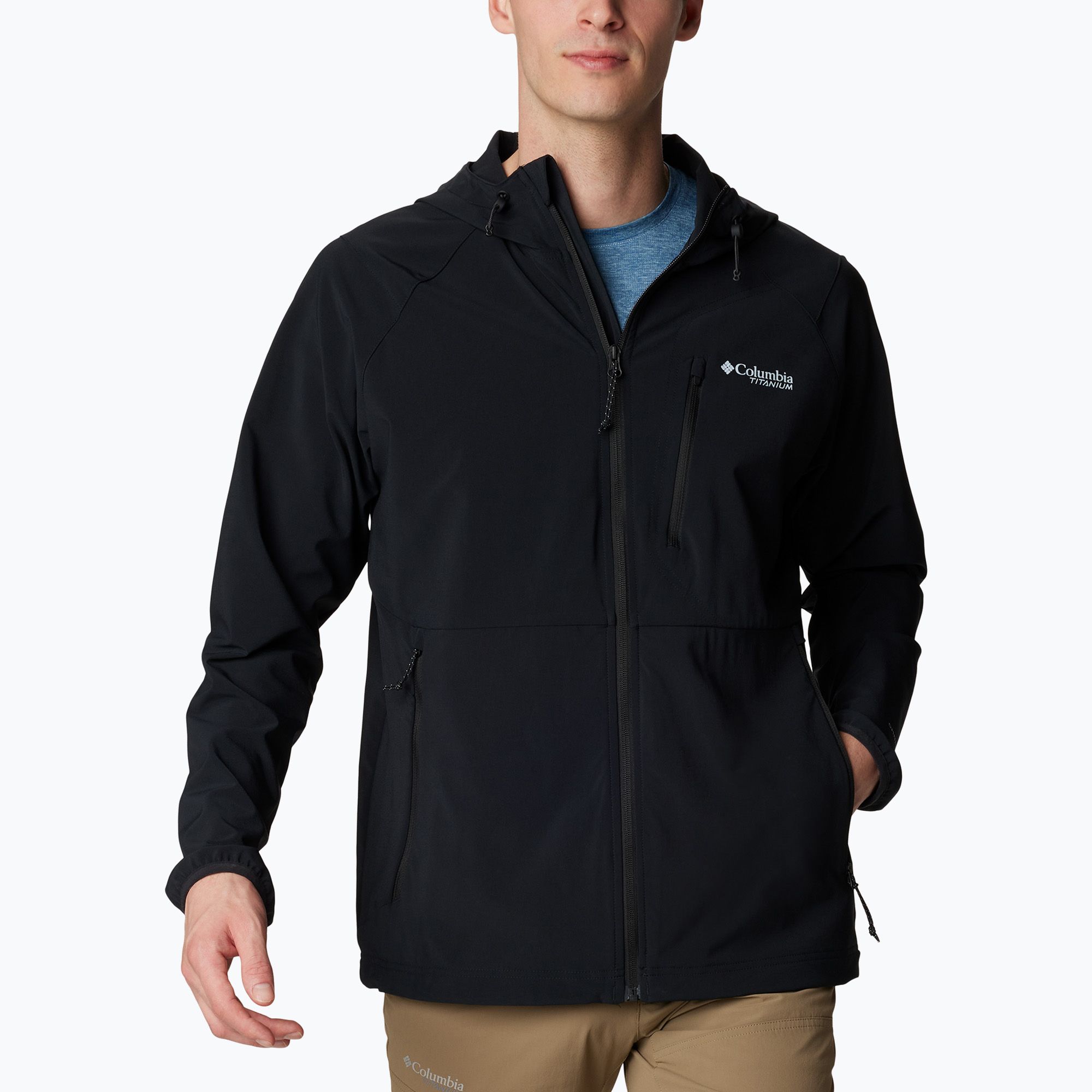 Kurtka softshell męska Columbia Triple Canyon Hooded black 