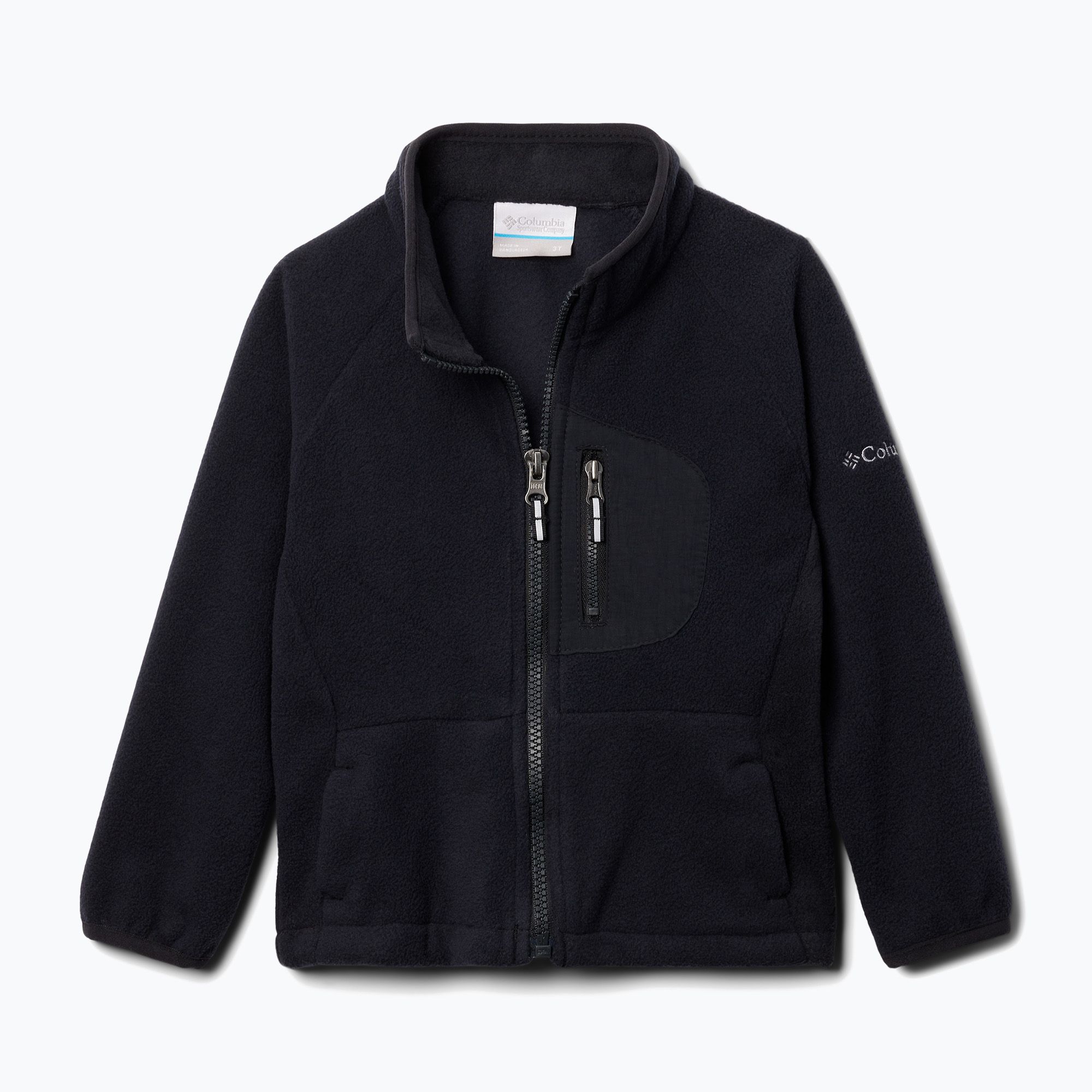 Bluza polarowa dziecięca Columbia Fast Trek IV Fleece Full Zip black 