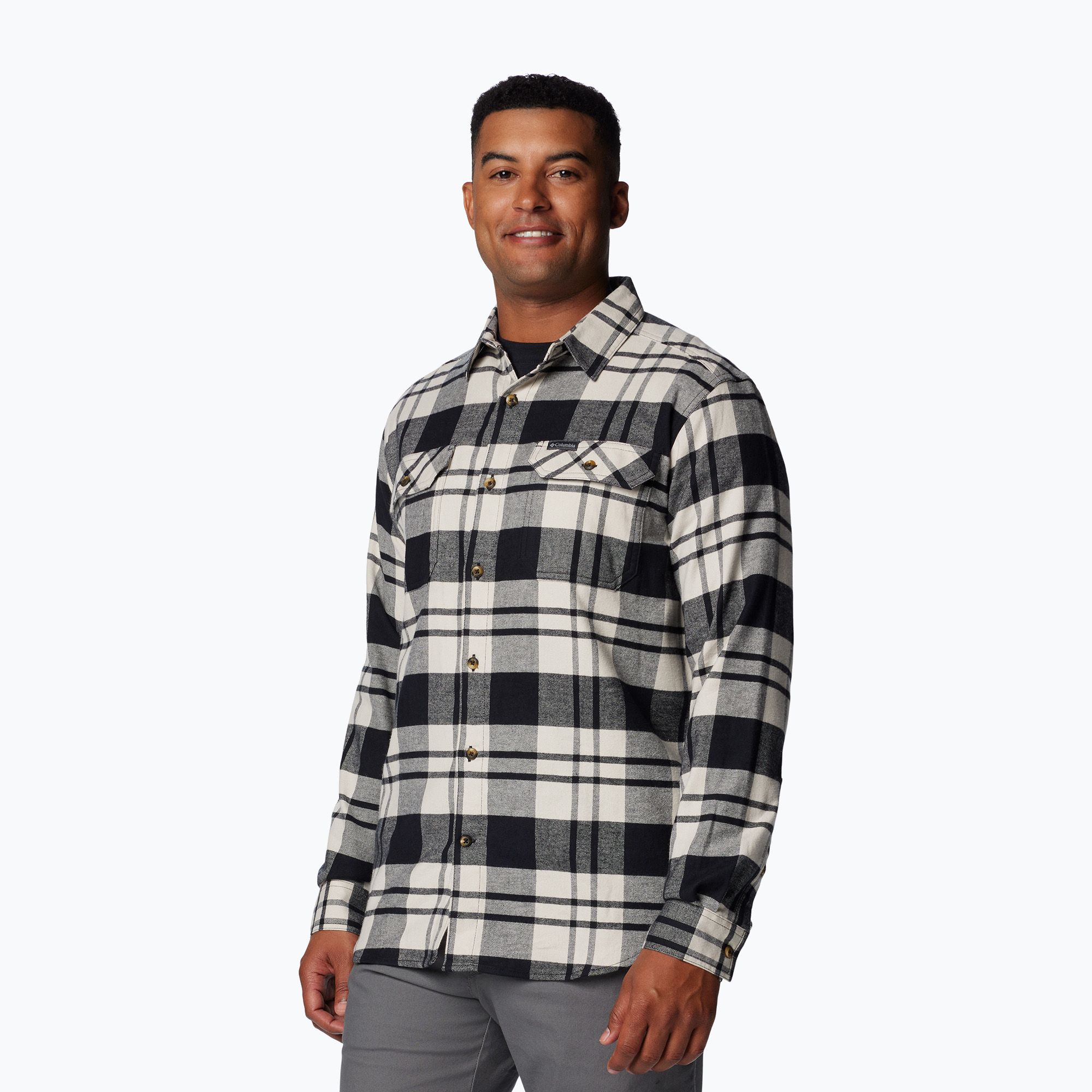 Koszula męska Columbia Flare Gun Stretch Flannel black river crossing plaid 