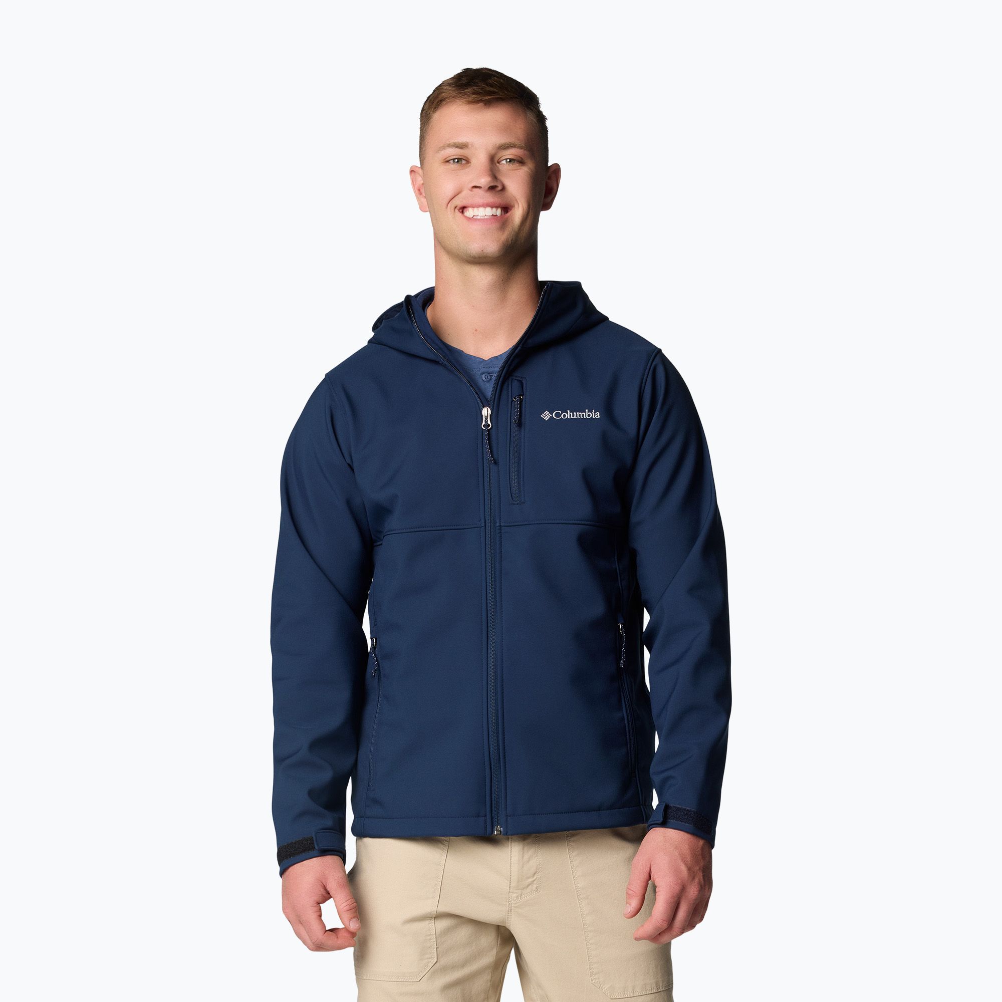 Kurtka softshell męska Columbia Ascender II Hooded collegiate navy 