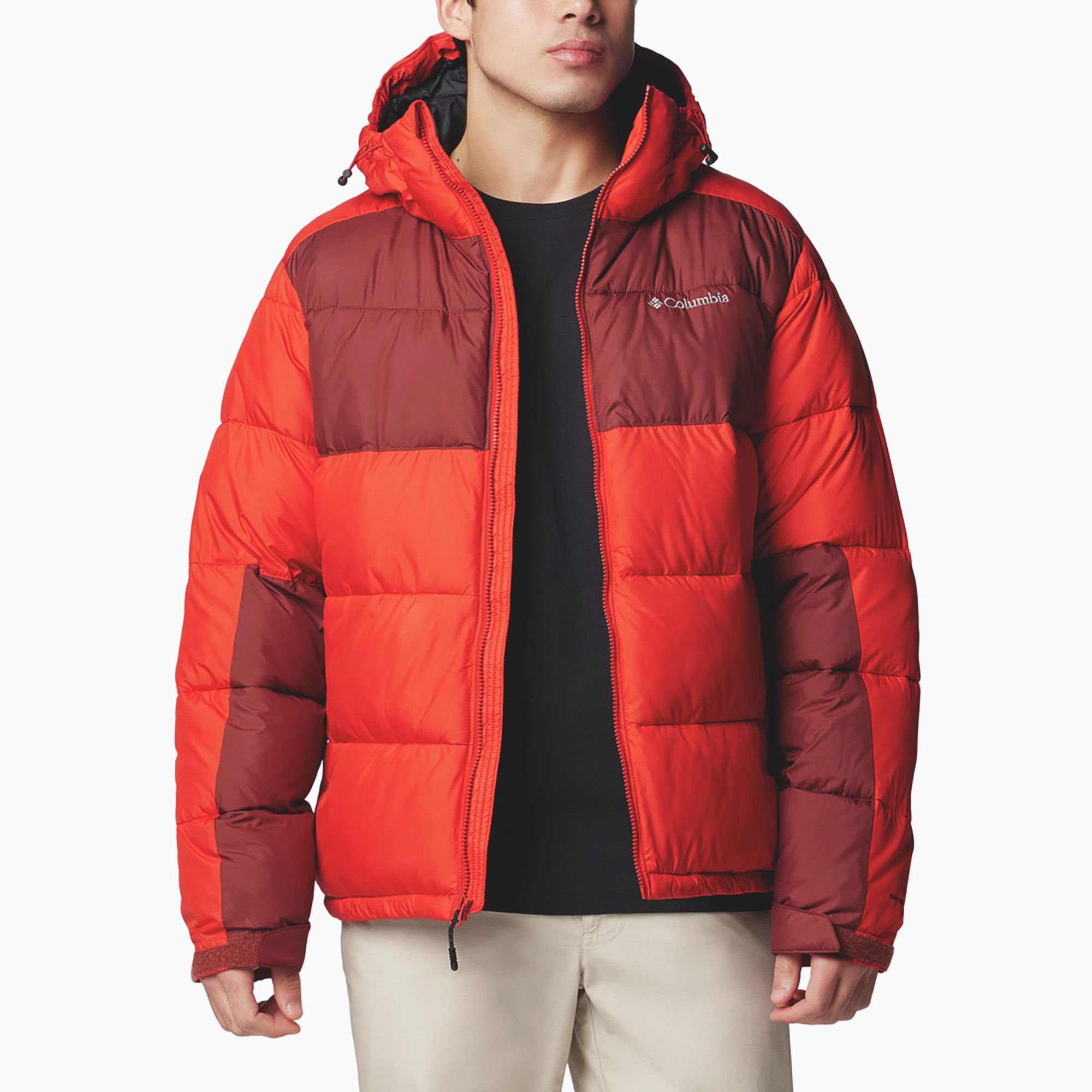 Kurtka męska Columbia Pike Lake II Hooded sail red/ spice 