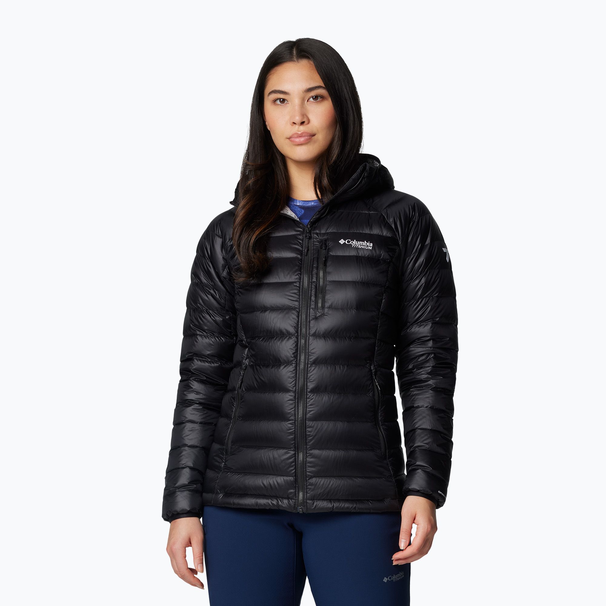 Kurtka puchowa damska Columbia Arctic Crest Down Hooded black 