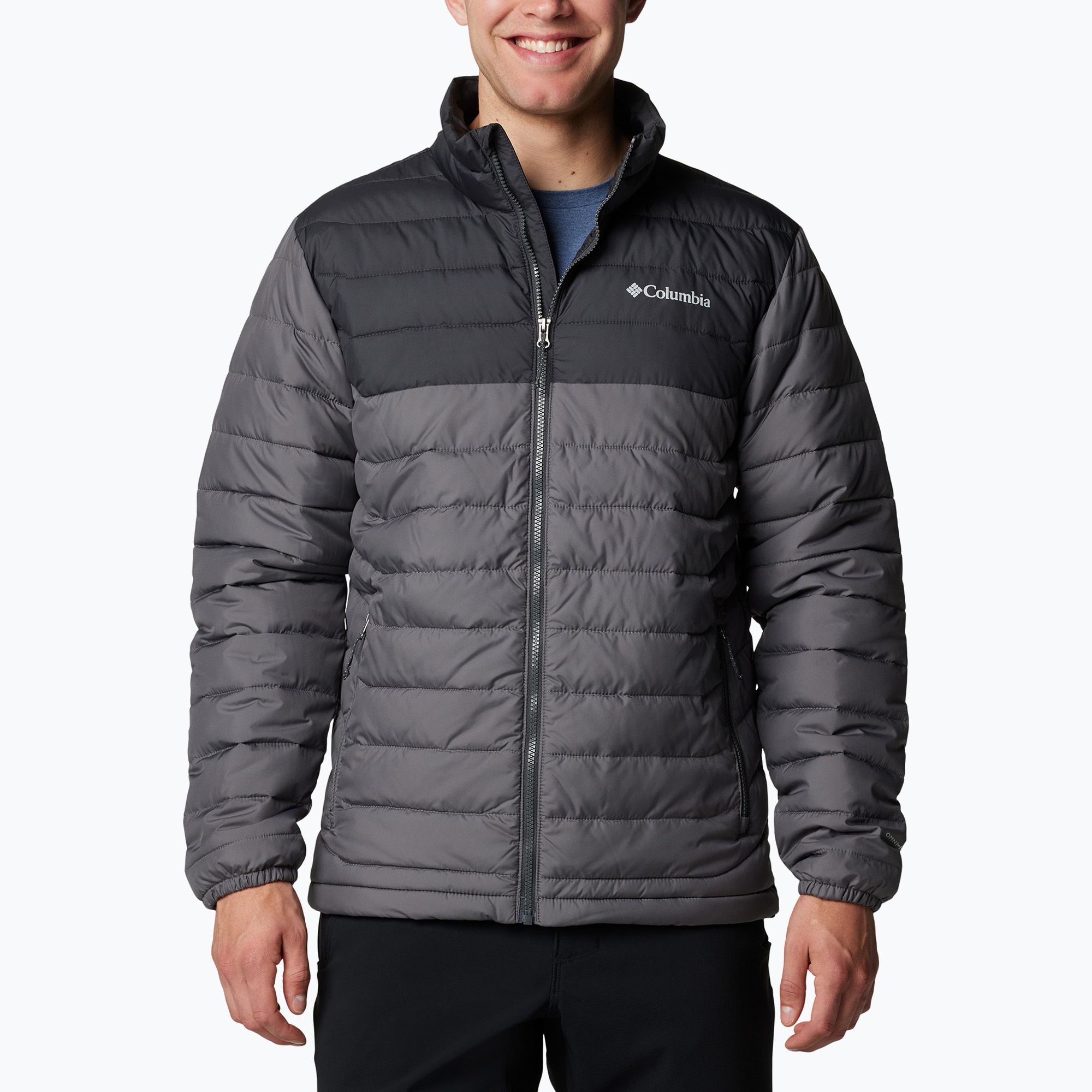 Kurtka męska Columbia Powder Lite II city grey/ shark 