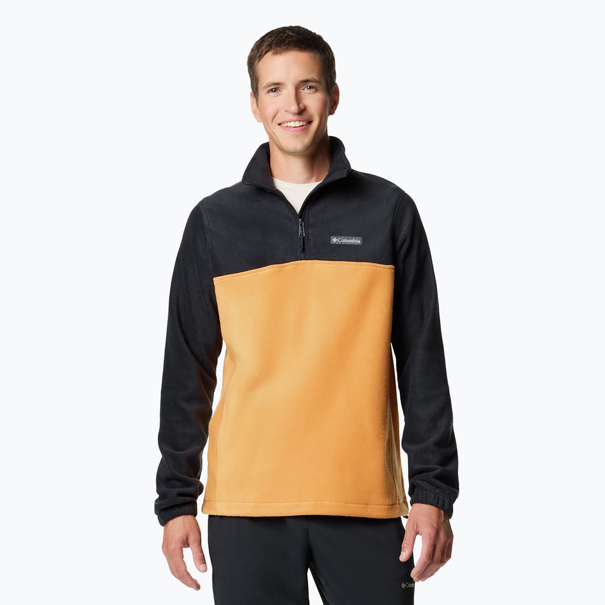 Bluza męska Columbia Steens Mountain Half Zip sunstone/black 